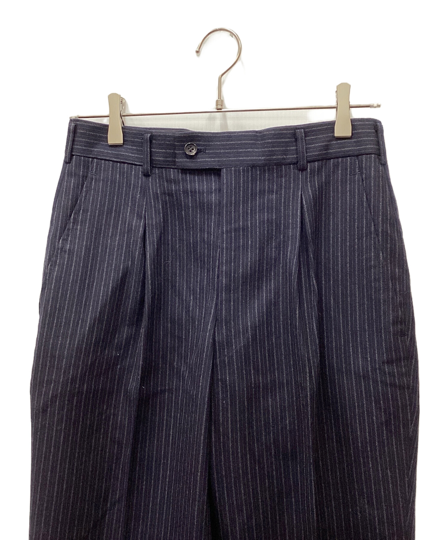 archive comme des garcons ストライプスラックス 極太 中古・古着通販】COMME des GARCONS HOMME (コムデギャルソン オム