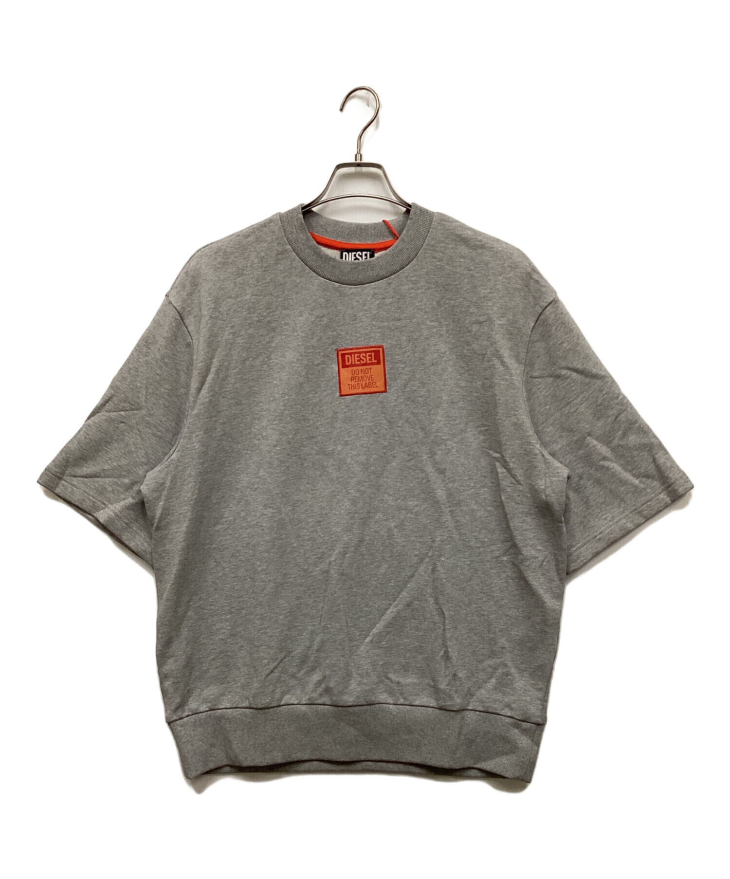 中古・古着通販】DIESEL (ディーゼル) 半袖スウェット グレー サイズ:M 