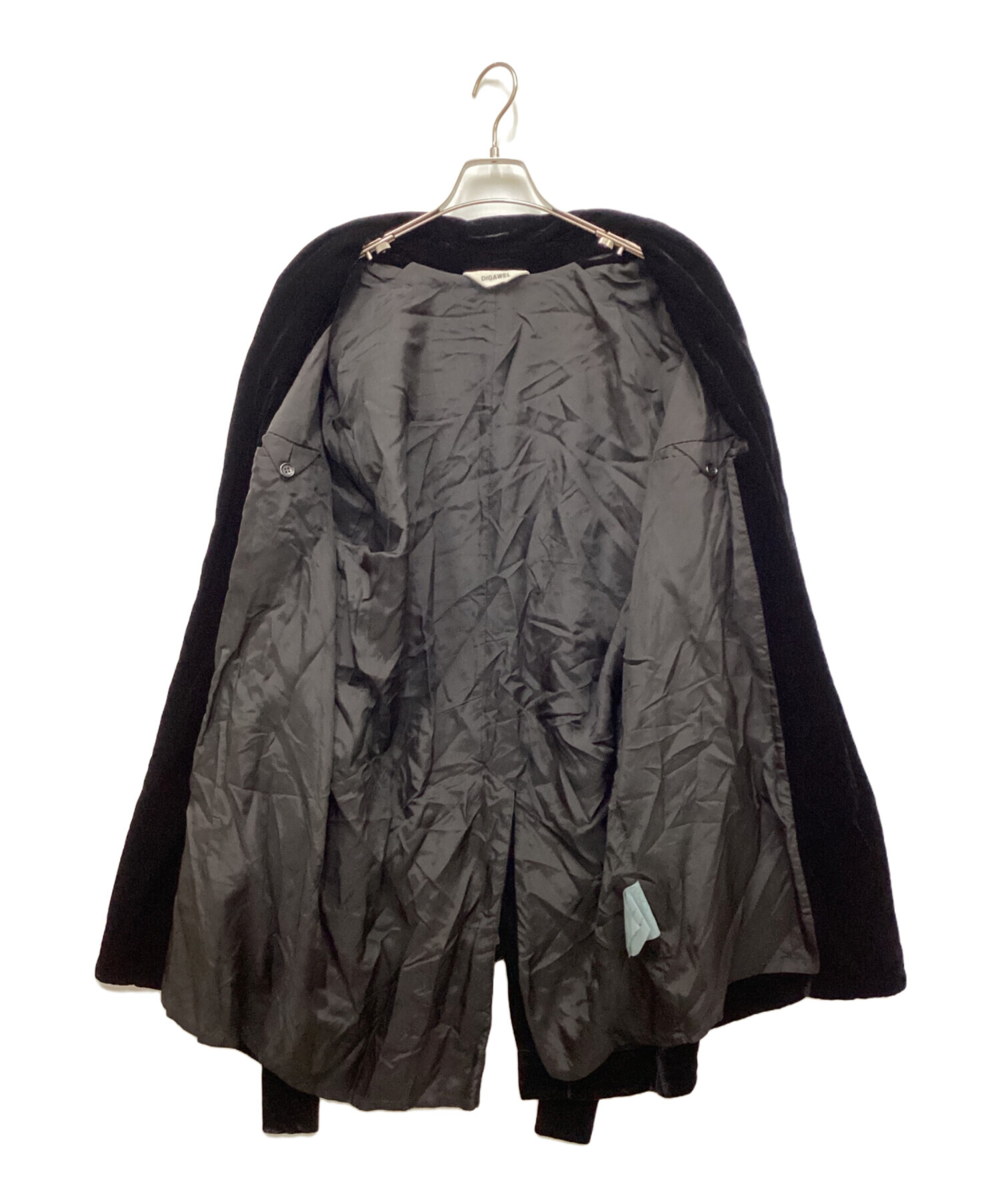 中古・古着通販】DIGAWEL (ディガウェル) ベルベットガウンコート