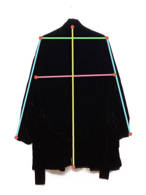 中古・古着通販】DIGAWEL (ディガウェル) ベルベットガウンコート