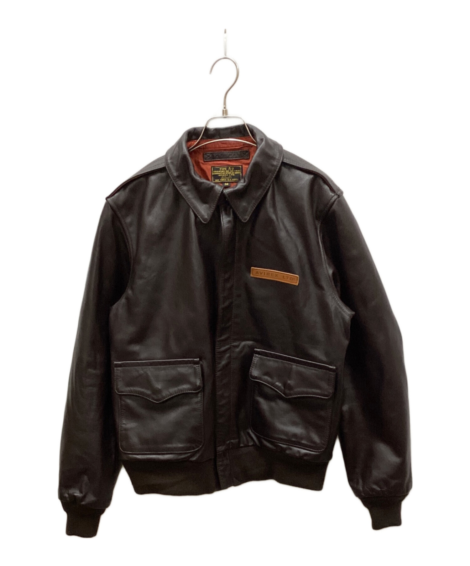 ☆超美品⭐︎ アヴィレックス　本革　ジャケット　A-2 AIR FORSE 38 ☆超美品⭐︎ アヴィレックス本革ジャケットA-2 AIR FORSE 38