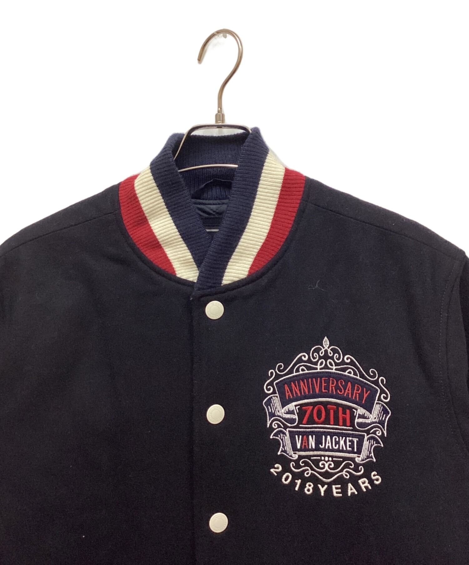 VAN JACKET ネイビー スタジャン LLサイズ 中古・古着通販】VAN (ヴァン) 70TH ANNIVERSARY VAN JACKET/70週年