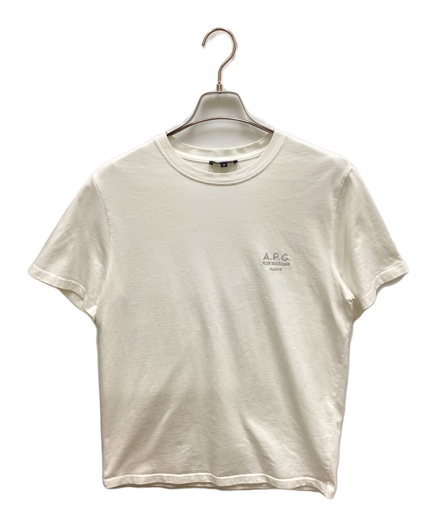 中古・古着通販】A.P.C. (アーペーセー) 刺繍ロゴTシャツ/シシュウロゴ
