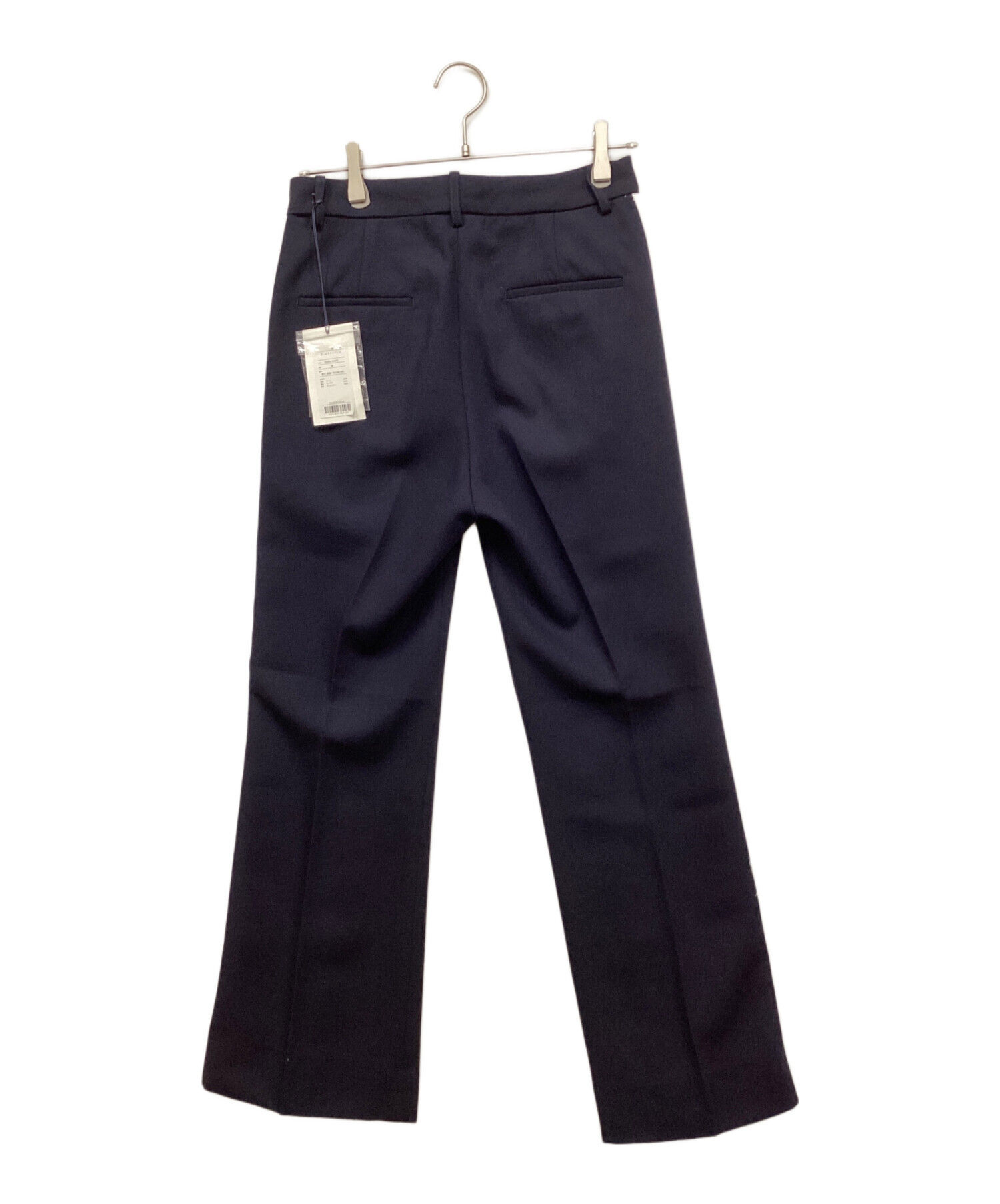 中古・古着通販】NO.b (ナンバービー) ウールラインパンツ ブラック  