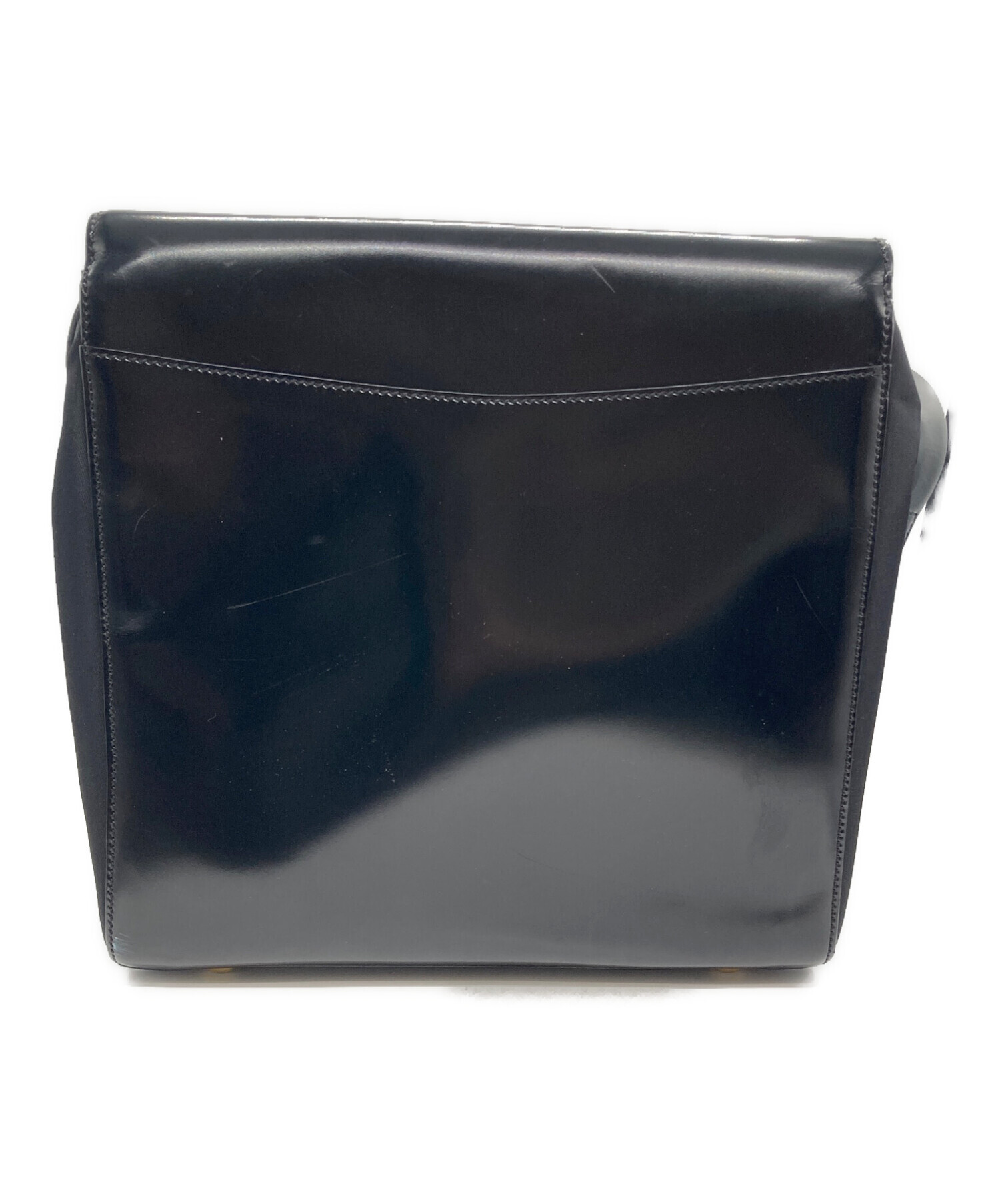 ✨CELINE✨バニティ スターボール ブルー レザー ロゴ金具-激レア 80s 
