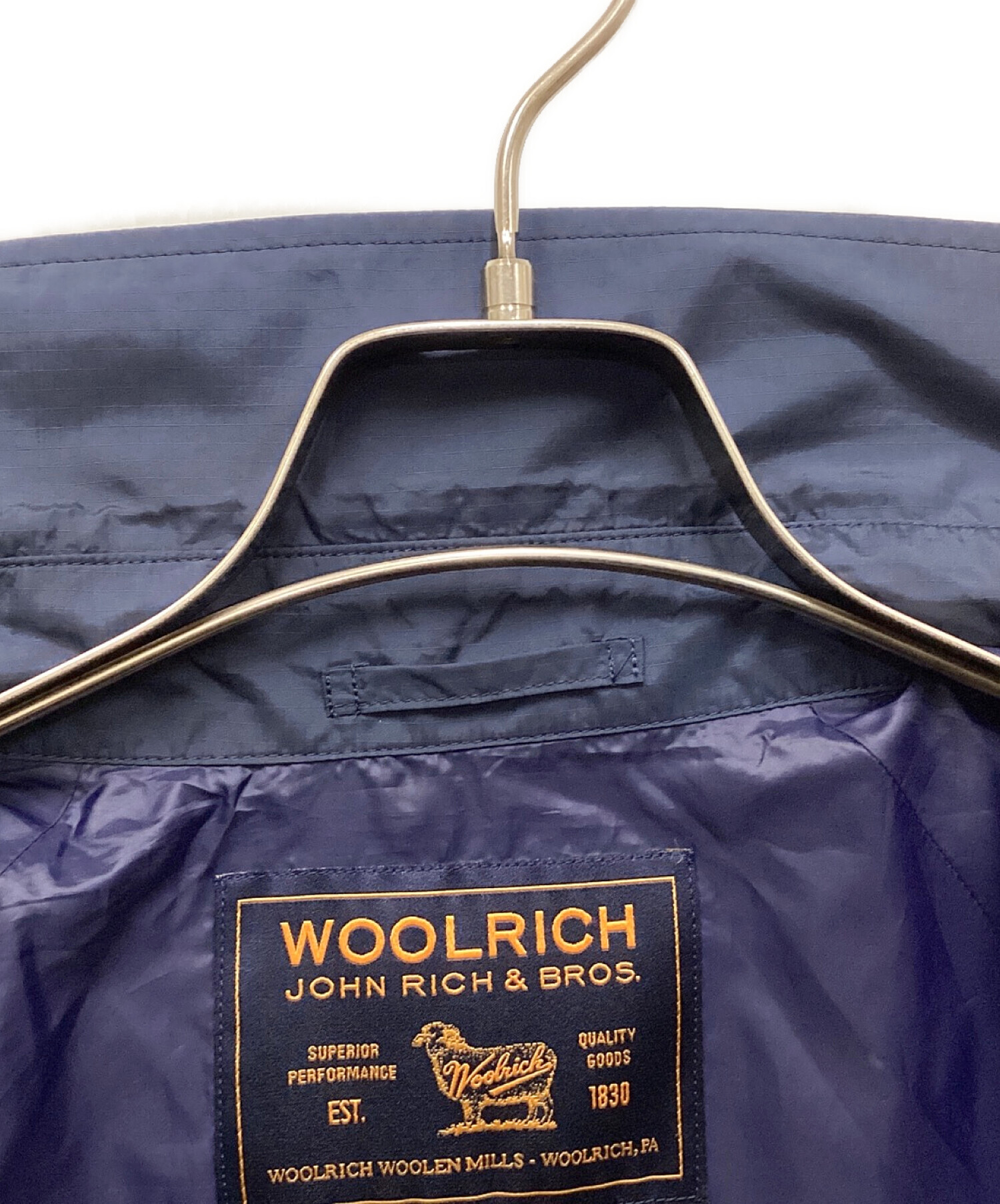 中古・古着通販】WOOLRICH (ウールリッチ) コーチジャケット ネイビー 