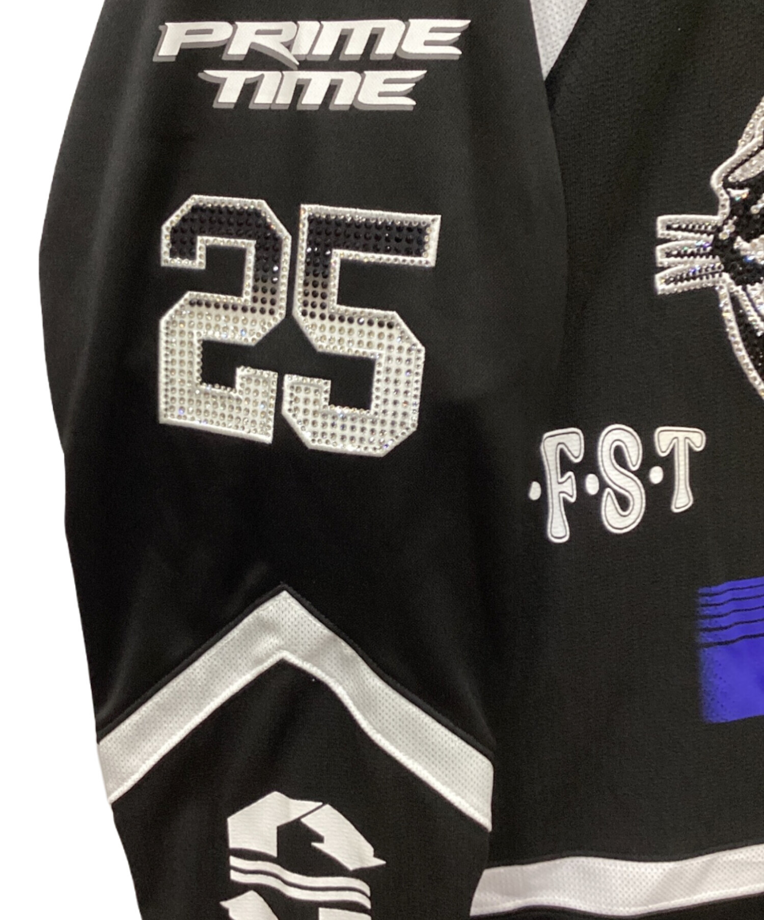 supreme Jersey ゲームシャツ サイズM 中古・古着通販】SUPREME (シュプリーム) Rhinestone hockey jersey