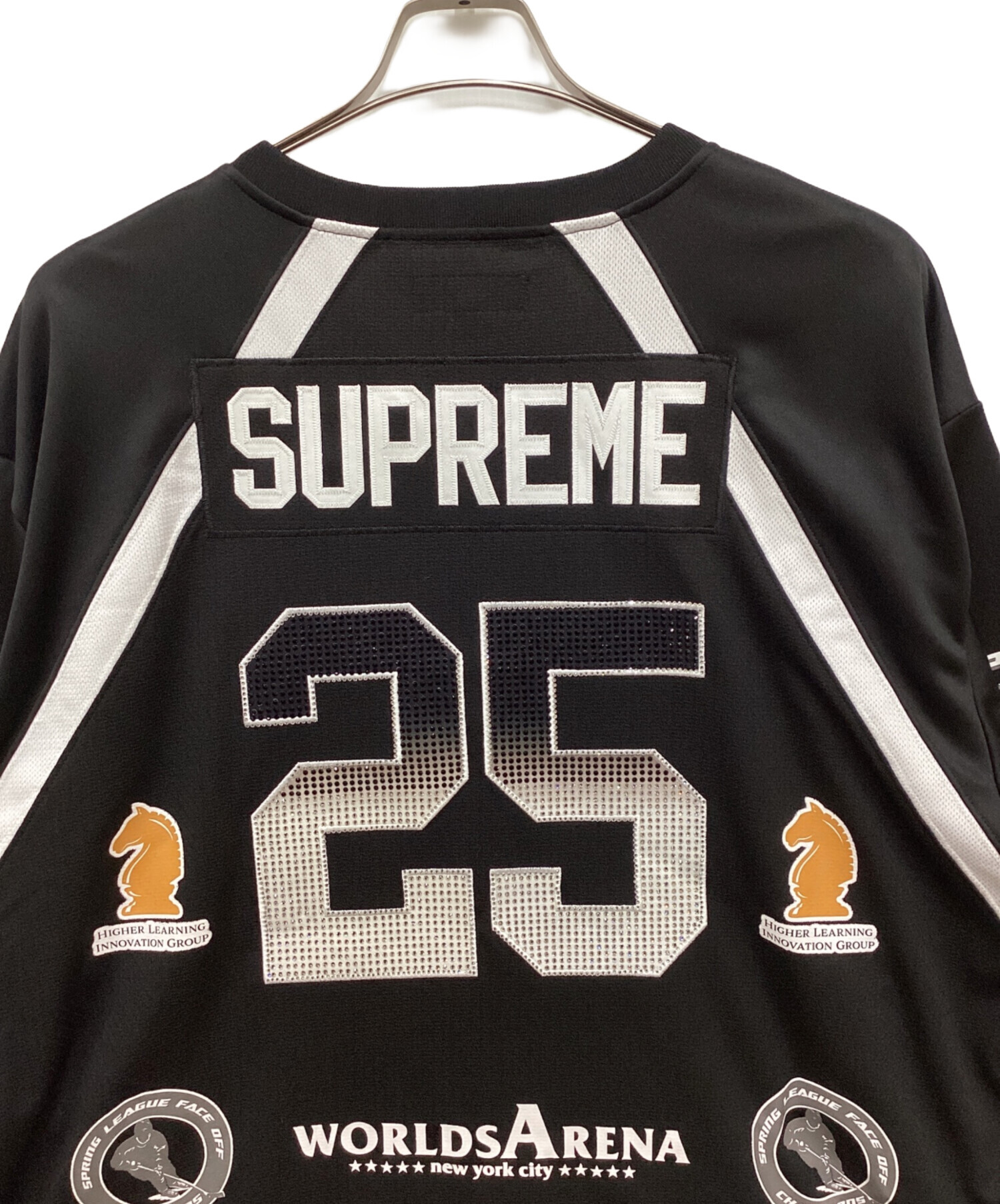 中古・古着通販】SUPREME (シュプリーム) Rhinestone hockey jersey