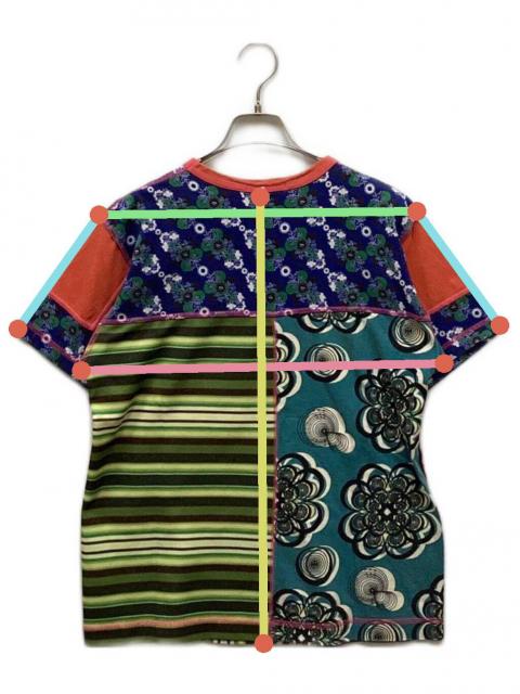 中古・古着通販】ISSEY MIYAKE (イッセイミヤケ) パッチワークTシャツ