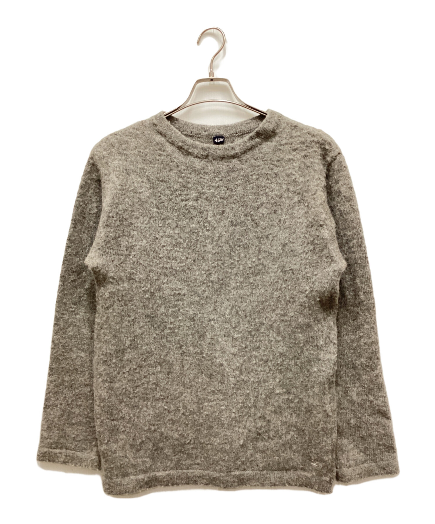 45rpm ニット 45r 45rpm ネイビー パフスリーブ 五分袖ニット M 45r