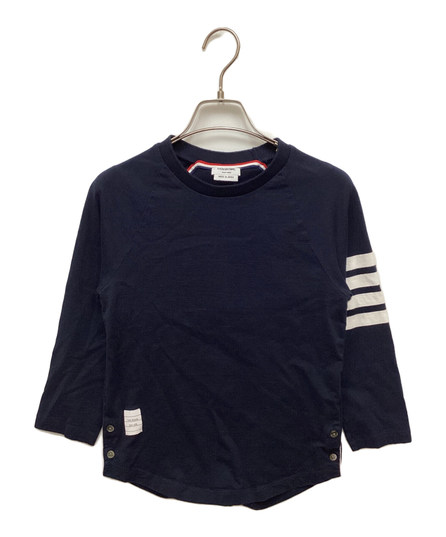 中古・古着通販】Thom Browne (トムブラウン) カットソー ネイビー 