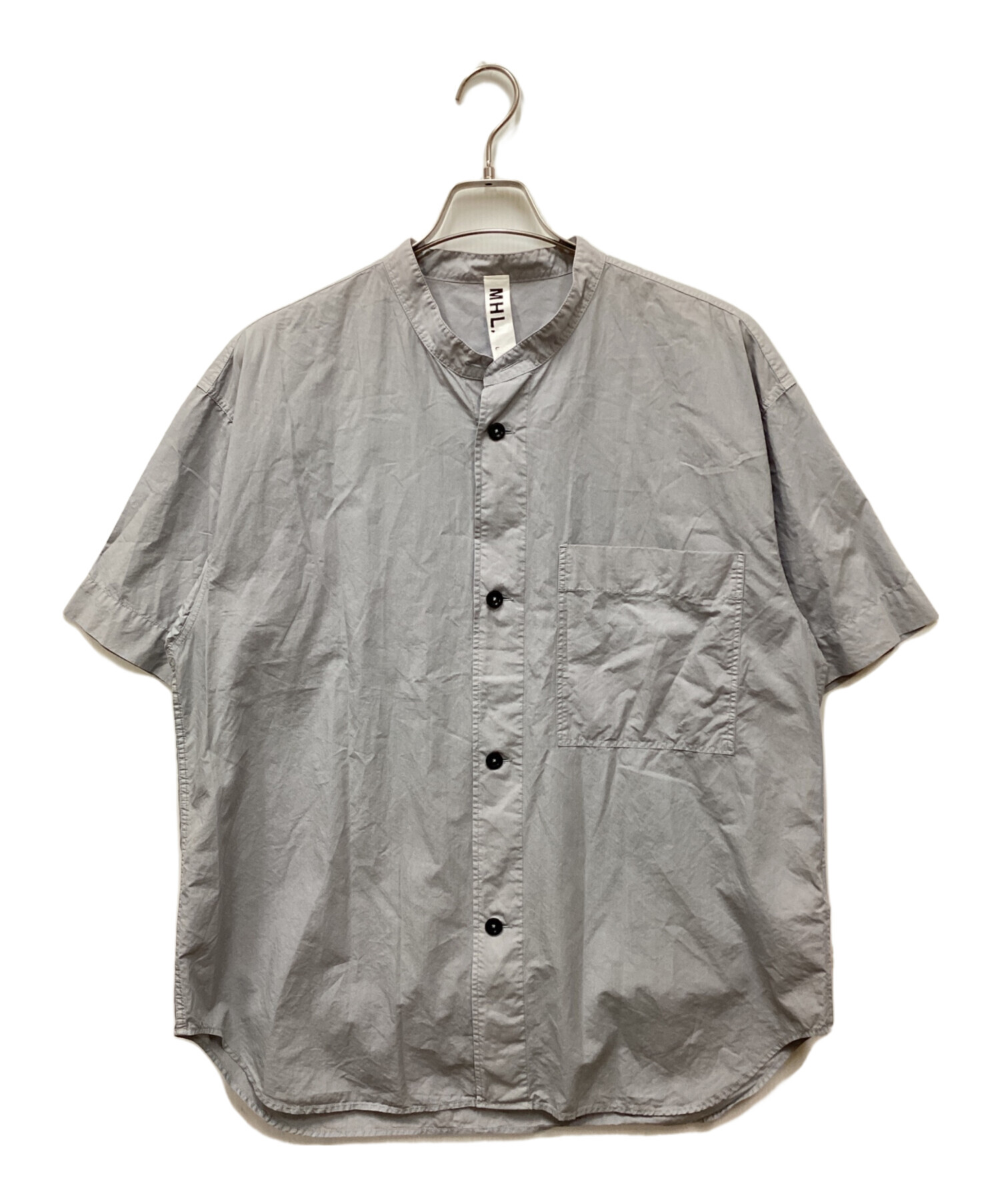 中古・古着通販】MHL (エムエイチエル) COTTON RAMIE POPLIN SS SHIRT 