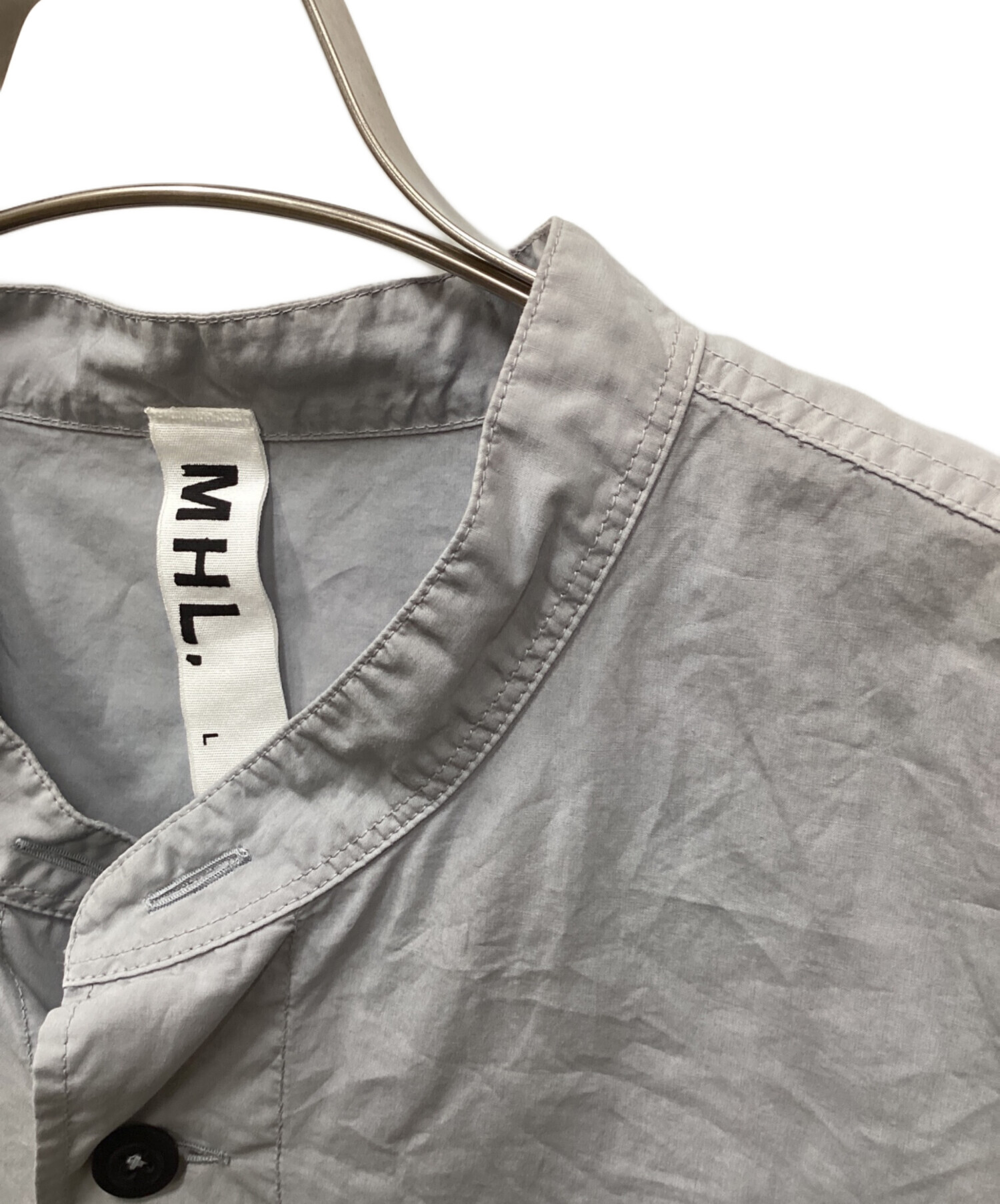 中古・古着通販】MHL (エムエイチエル) COTTON RAMIE POPLIN SS SHIRT 