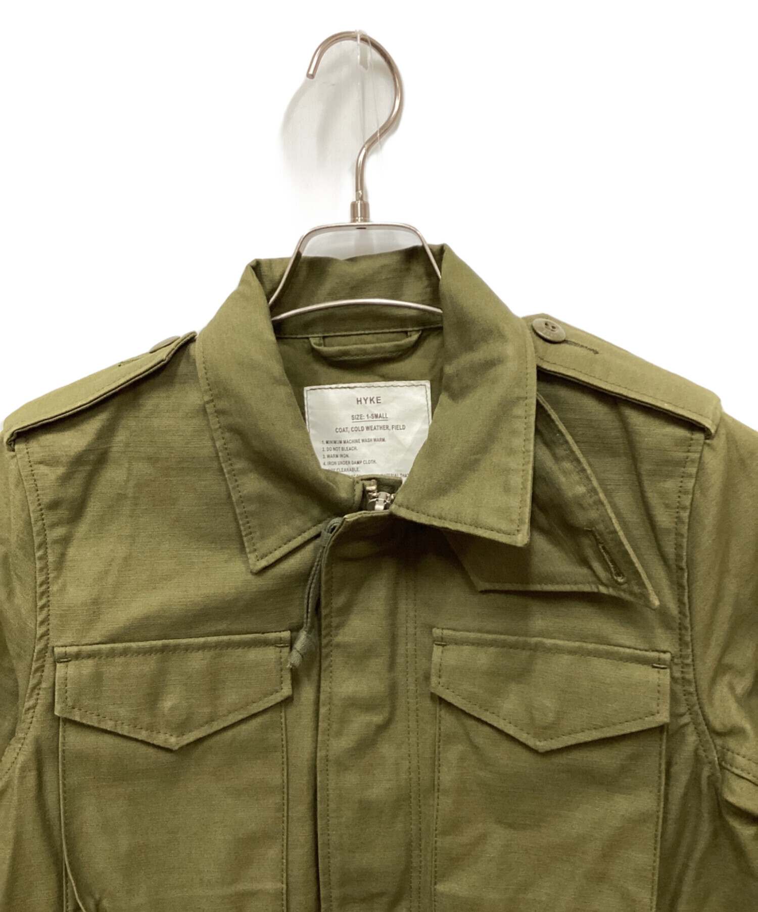 中古・古着通販】HYKE (ハイク) フィールドジャケット グリーン サイズ