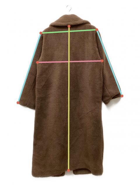 中古・古着通販】SLY (スライ) IRY BOA LONG コート ブラウン サイズ