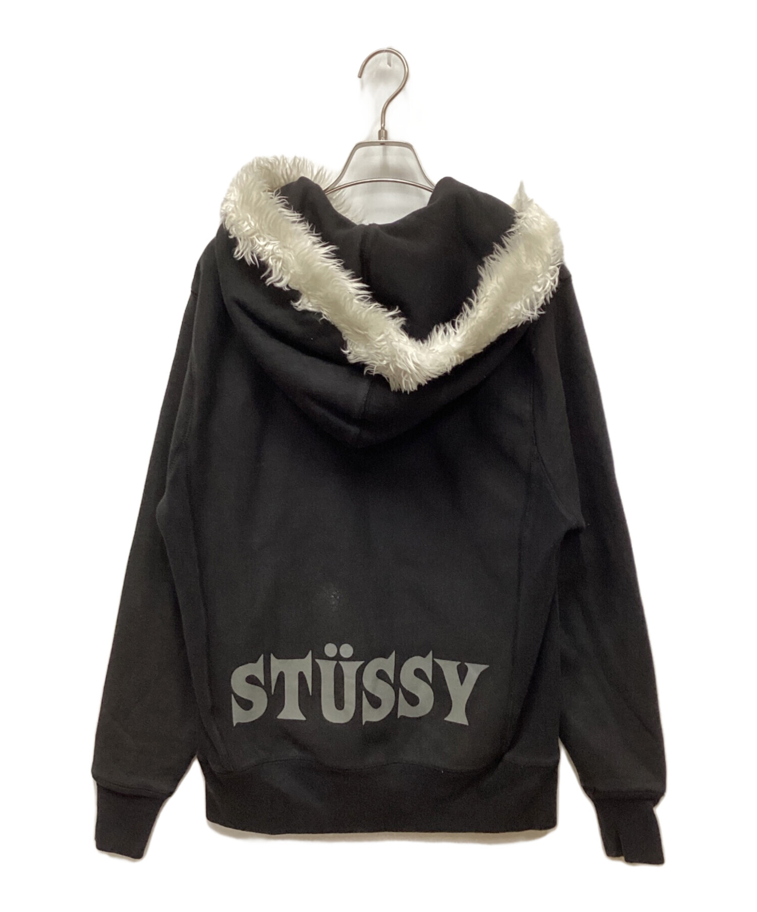 中古・古着通販】stussy (ステューシー) アイプリントファーパーカー