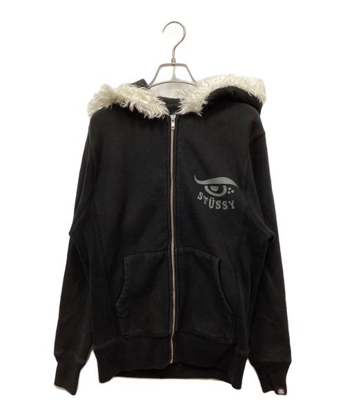 中古・古着通販】stussy (ステューシー) アイプリントファーパーカー