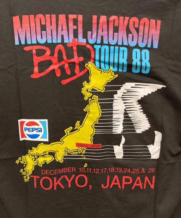 Spring Ford L MICHAEL JACKSON USA製 BAD tour 88 TOKYO JAPAN 古着