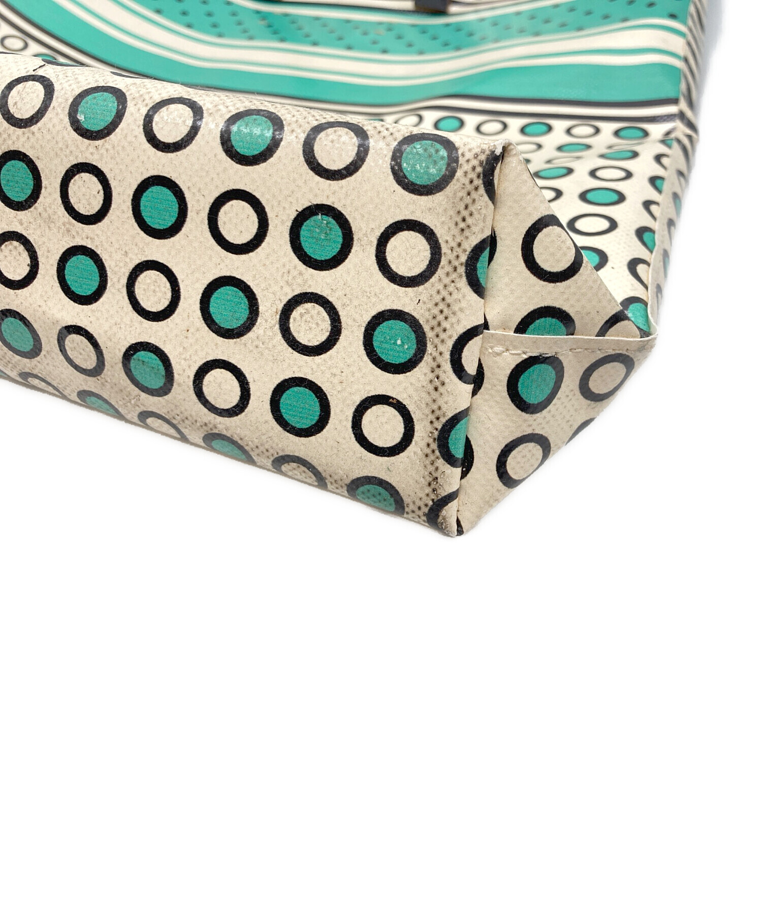 中古・古着通販】MARNI (マルニ) マーケットPVCトートバッグ グリーン