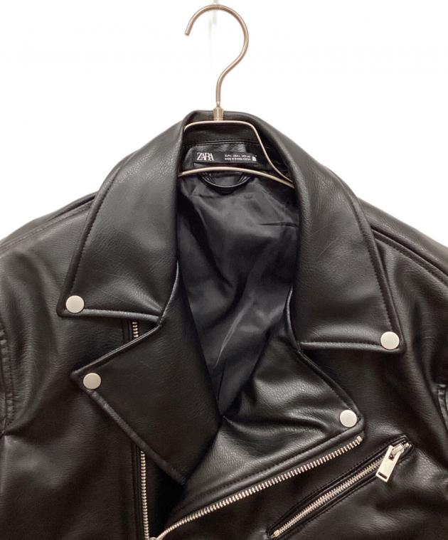 フェイクレザーバイカージャケット ZARA】フェイクレザーバイカージャケット