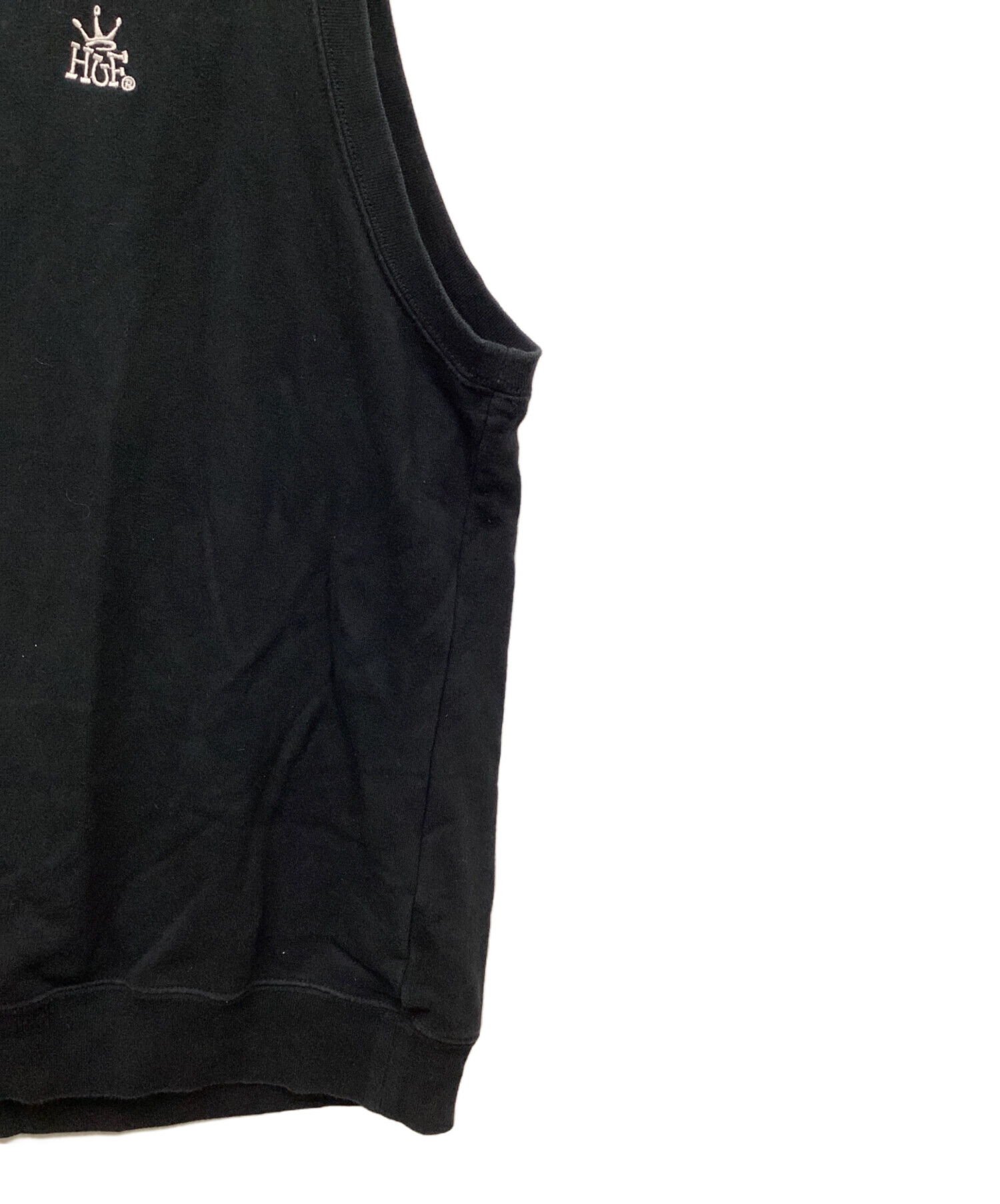 中古・古着通販】HUF (ハフ) OG LOGO FLEECE VEST/オージー ロゴ 
