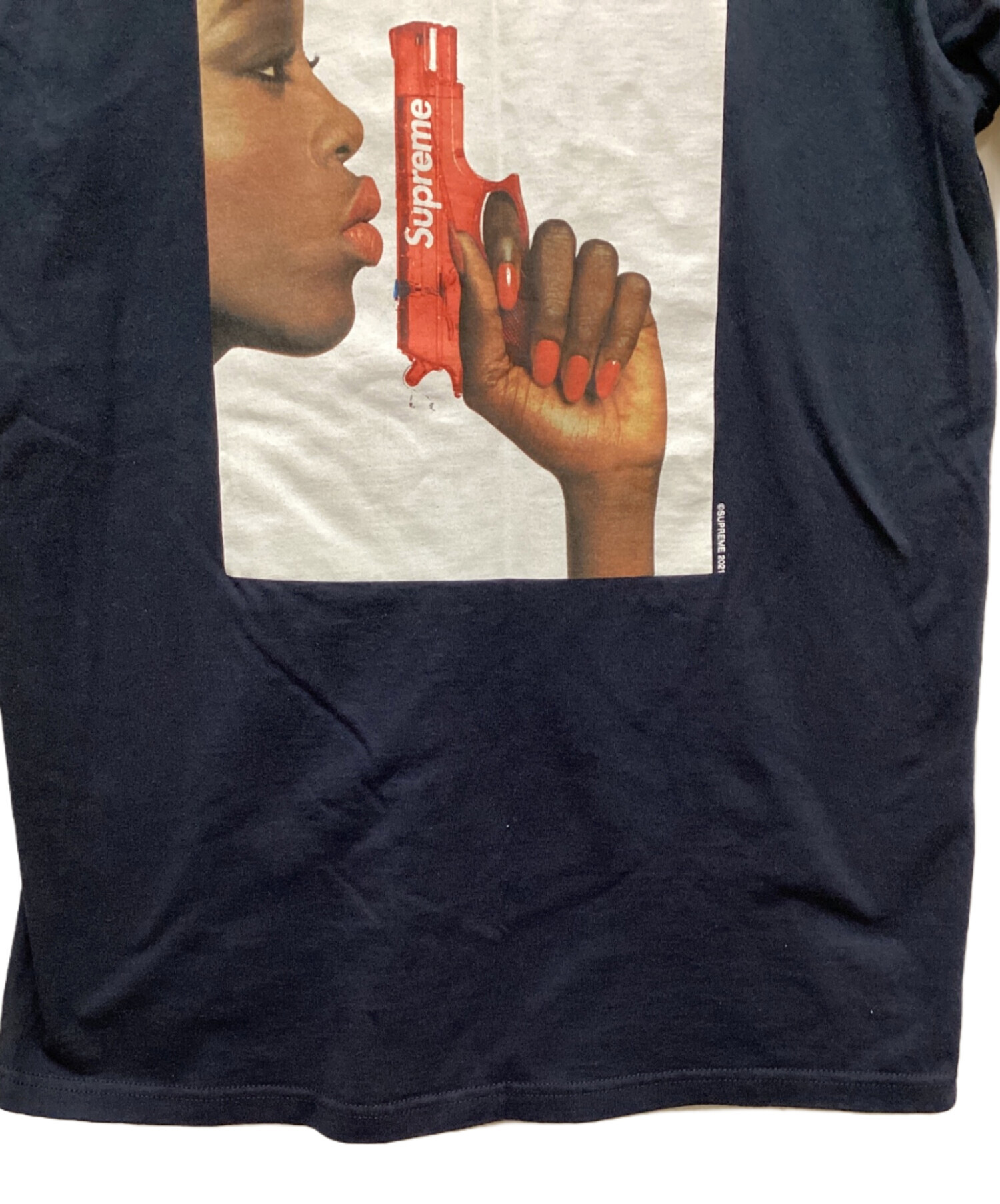 中古・古着通販】SUPREME (シュプリーム) Water Pistol Tee ネイビー 