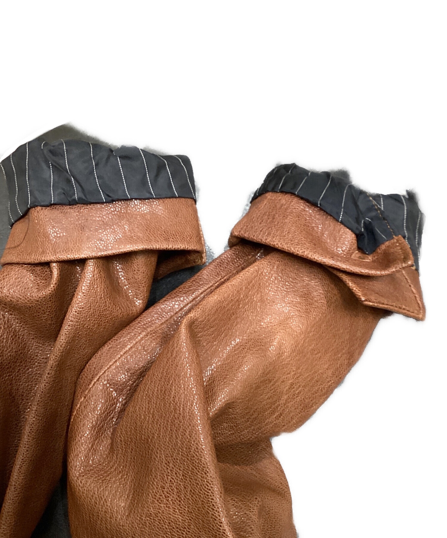 中古・古着通販】JOSEPH (ジョゼフ) ゴートレザージャケット ブラウン