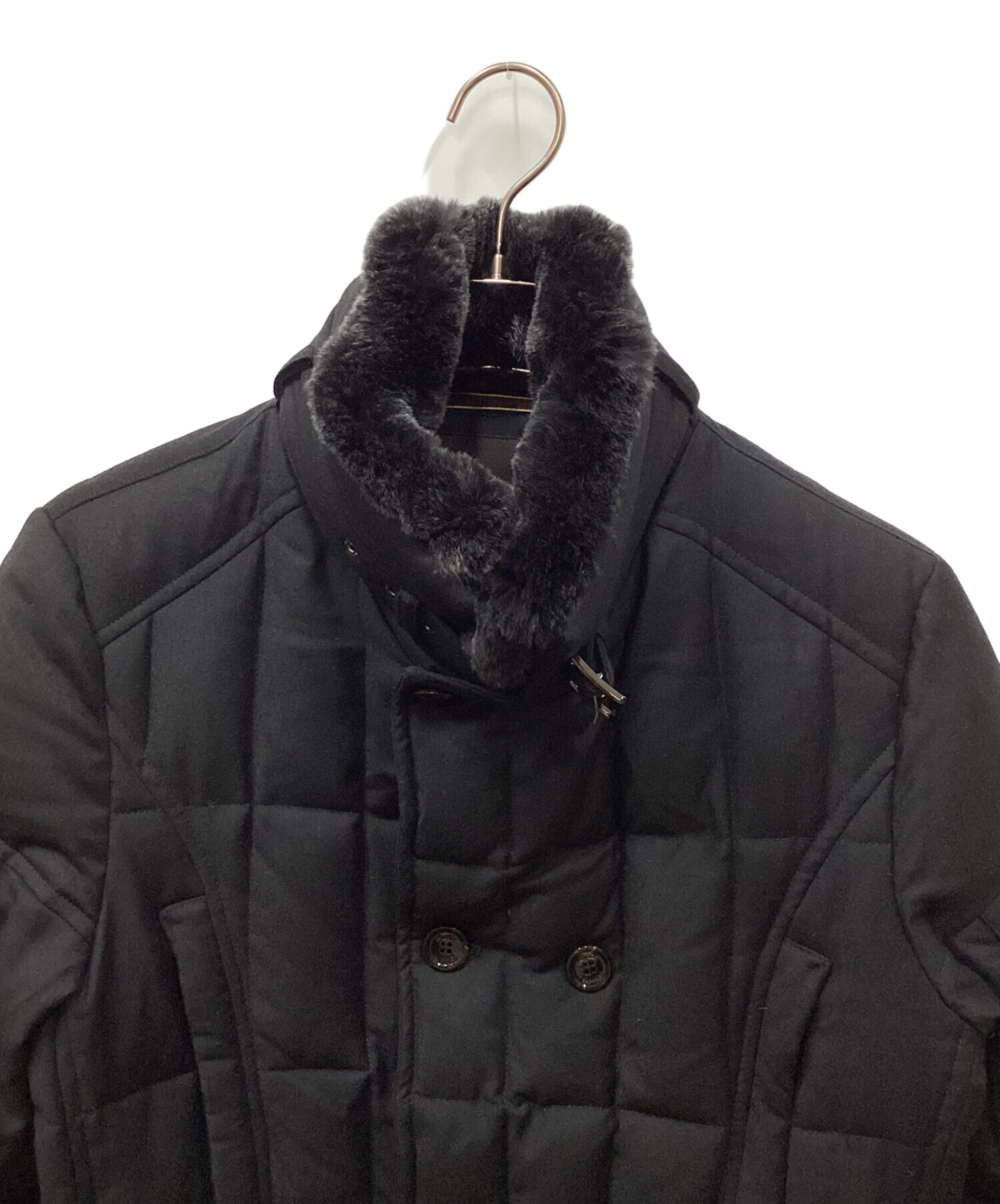 中古・古着通販】MOORER (ムーレー) ダウンジャケット ブラック サイズ