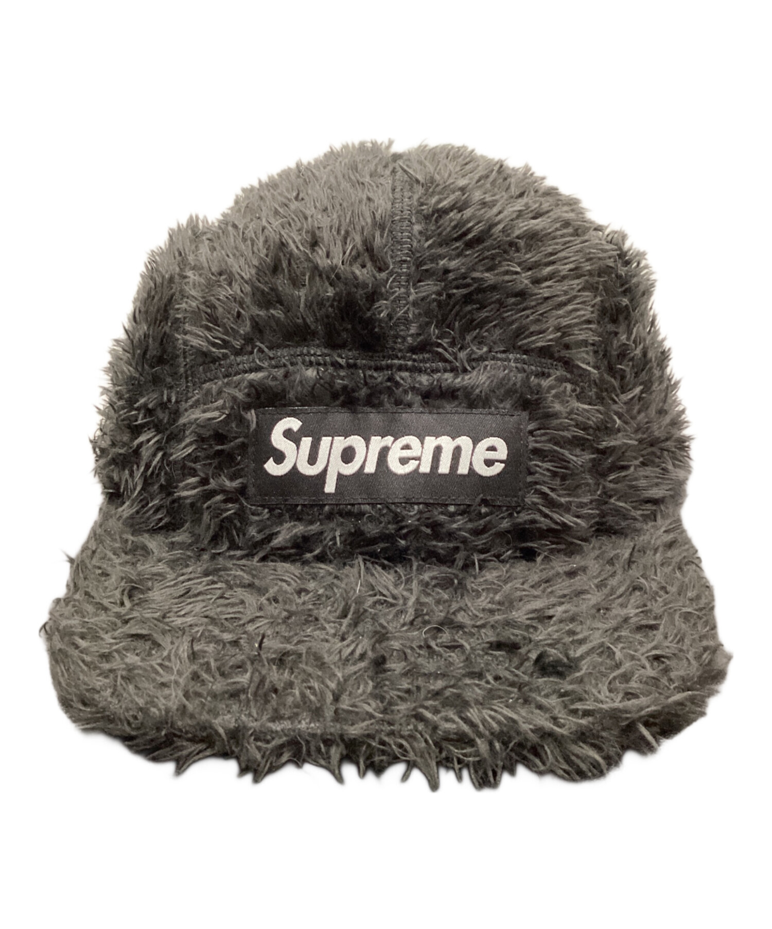 中古・古着通販】SUPREME (シュプリーム) FUZZY CAMP CAP ブラック 