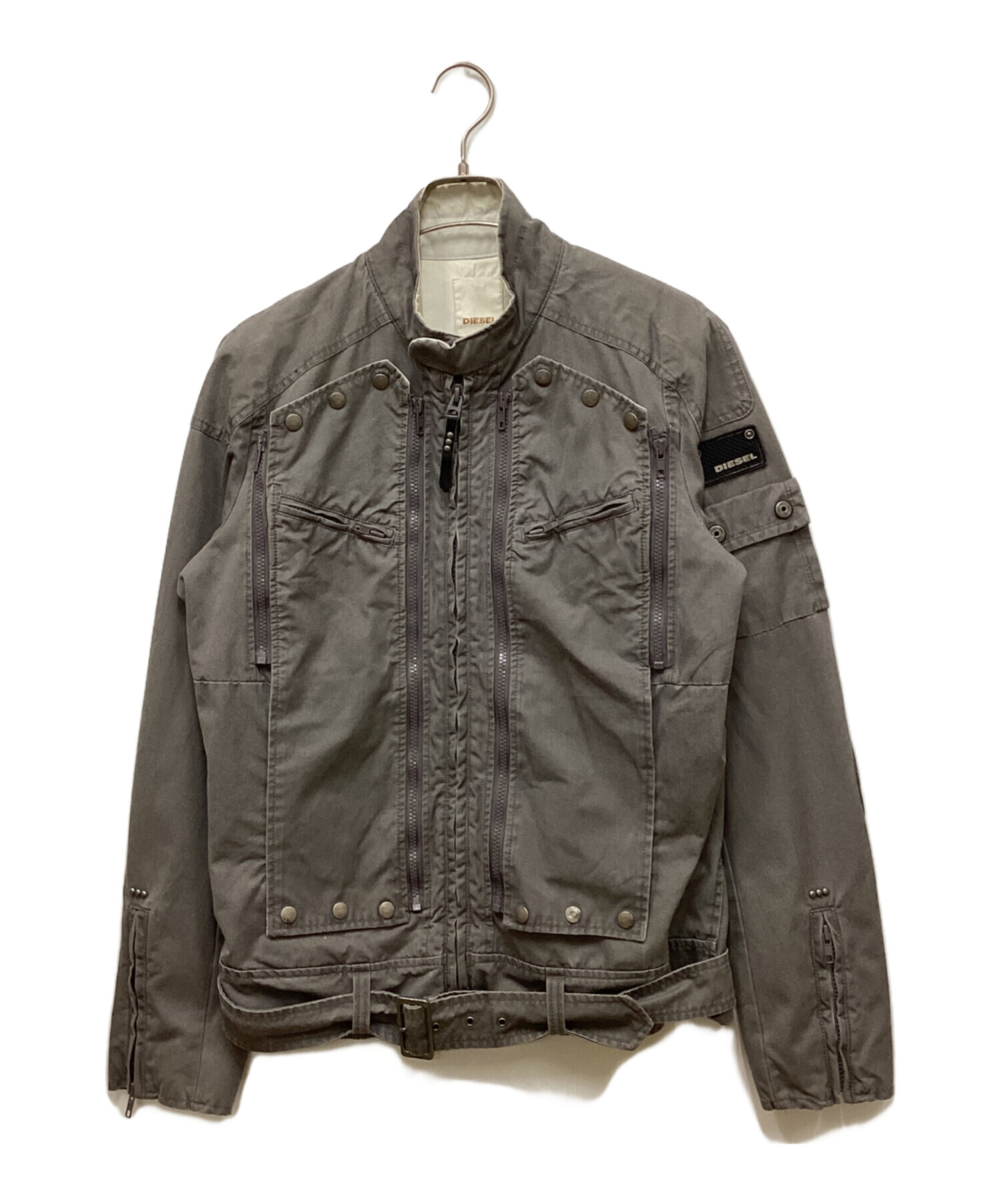 DIESELディーゼル 00s Diesel ギミック ジャケット ブルゾン テック 