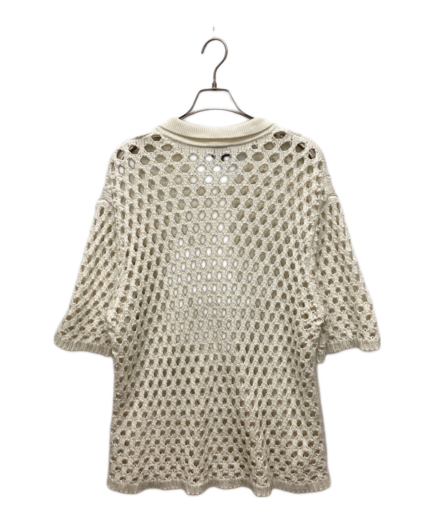 中古・古着通販】stussy (ステューシー) BIG MESH POLO SWEATER