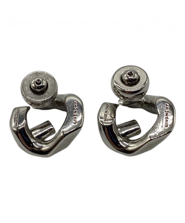 Givenchy ロックイヤリング シルバー 中古・古着通販】GIVENCHY (ジバンシィ) G CHAIN EARRINGS/ジー