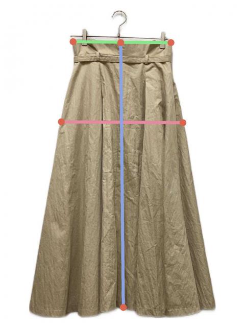 ebure ベージュ フレアスカート 3089000323538831_drawn.jpeg