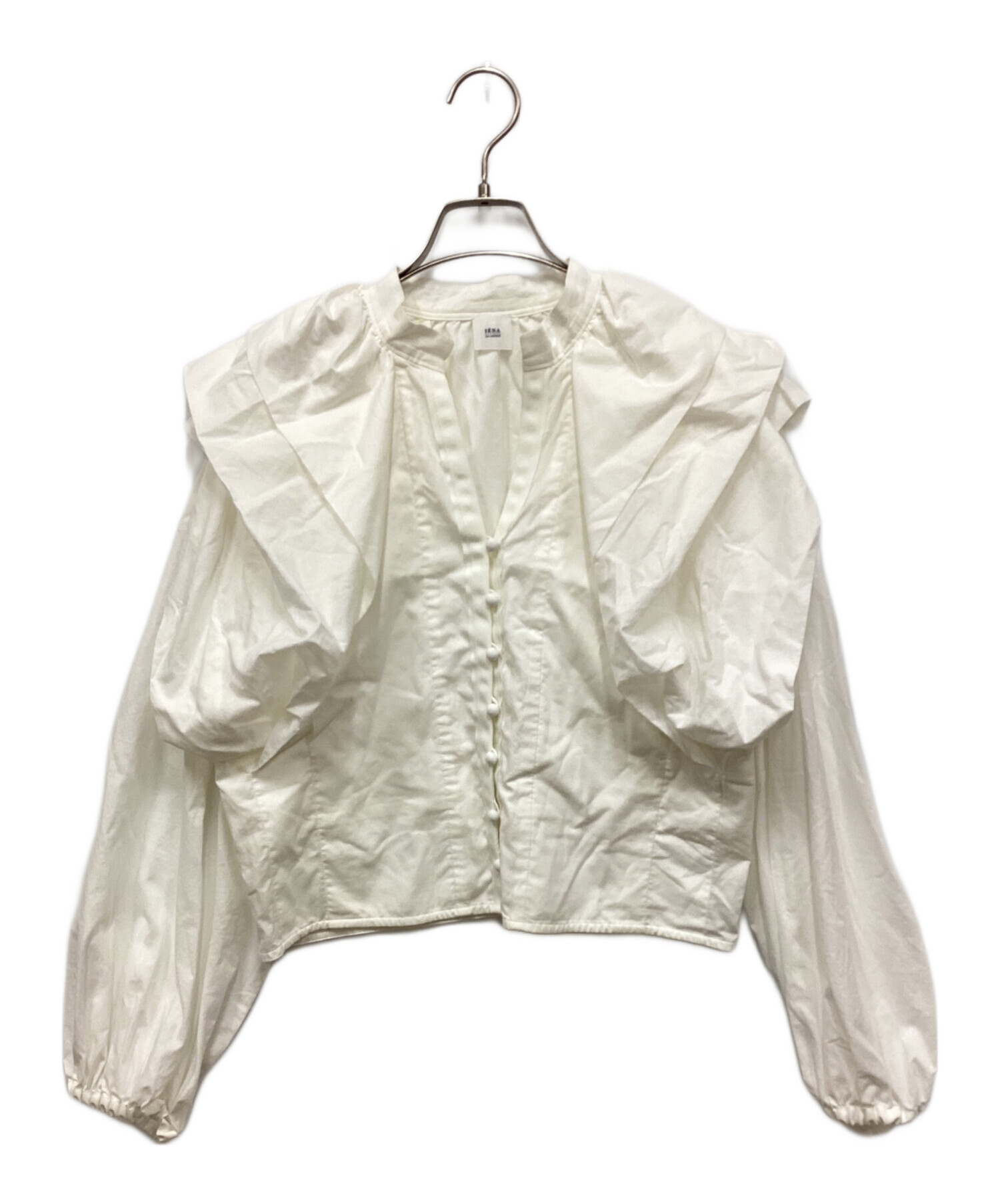 中古・古着通販】IENA (イエナ) コットンタックスリーブブラウス 