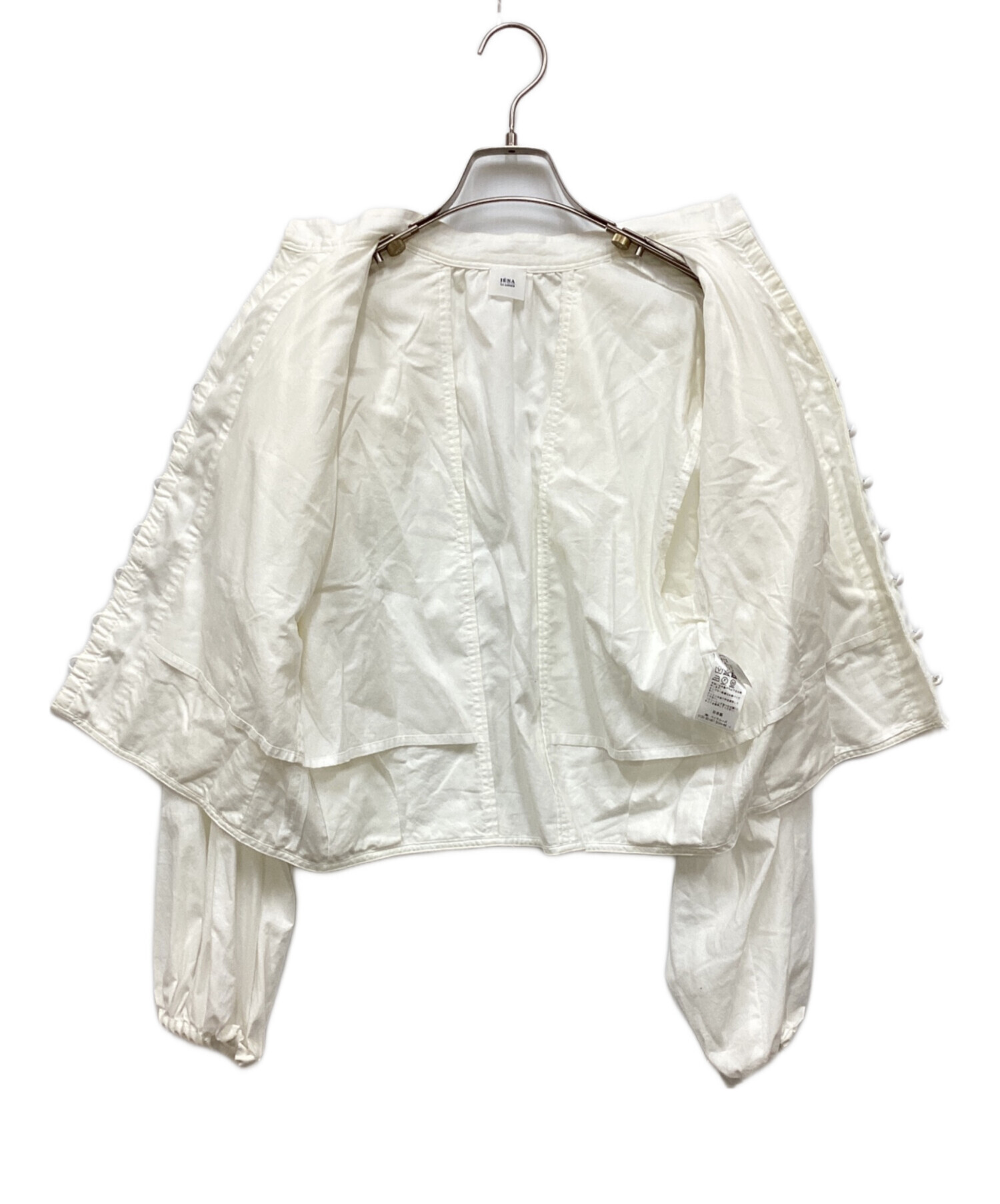 中古・古着通販】IENA (イエナ) コットンタックスリーブブラウス 