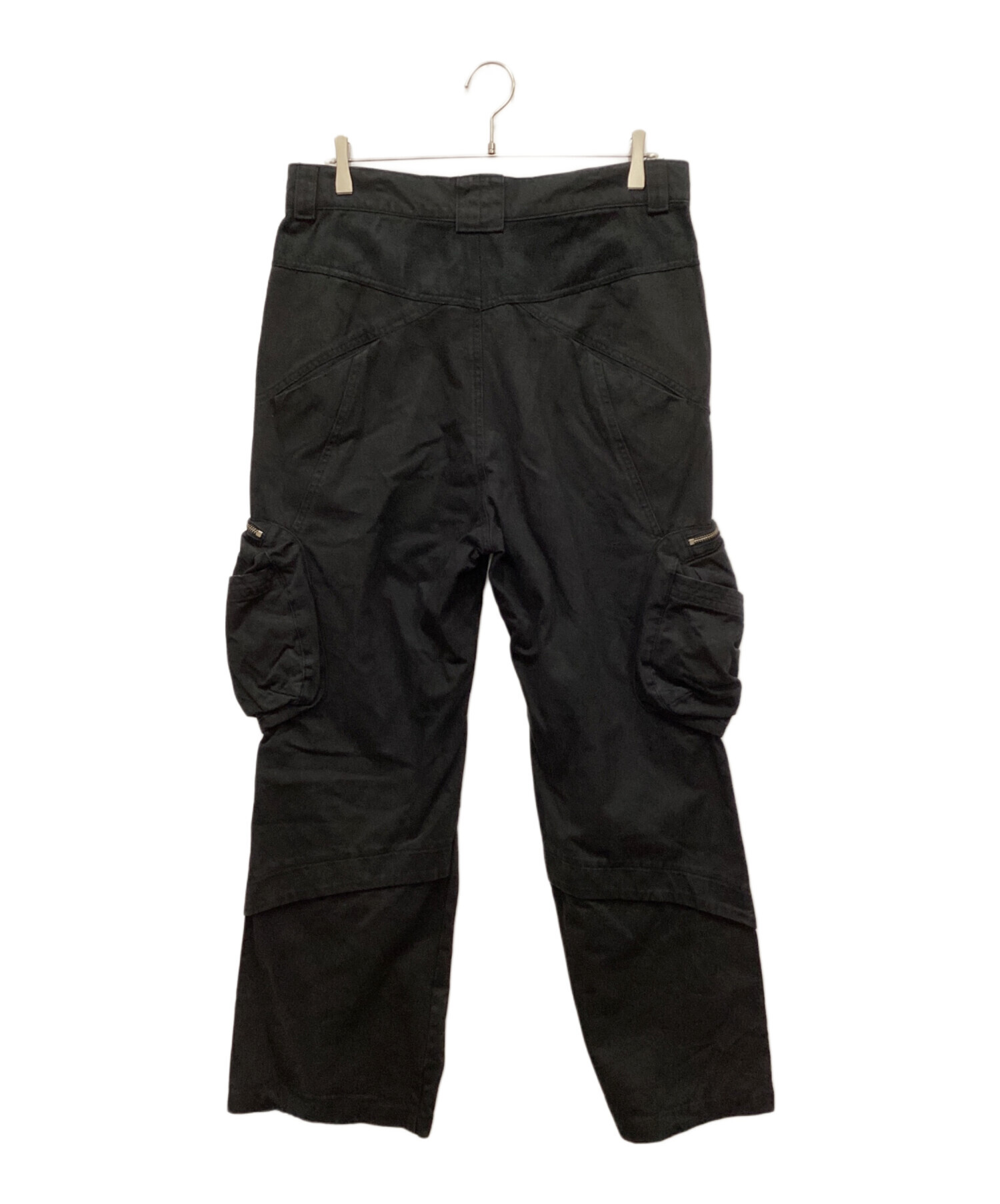 ゴンタ　入札不可 中古・古着通販】IGNOTA (イグノタ) ジップカーゴパンツ ブラック