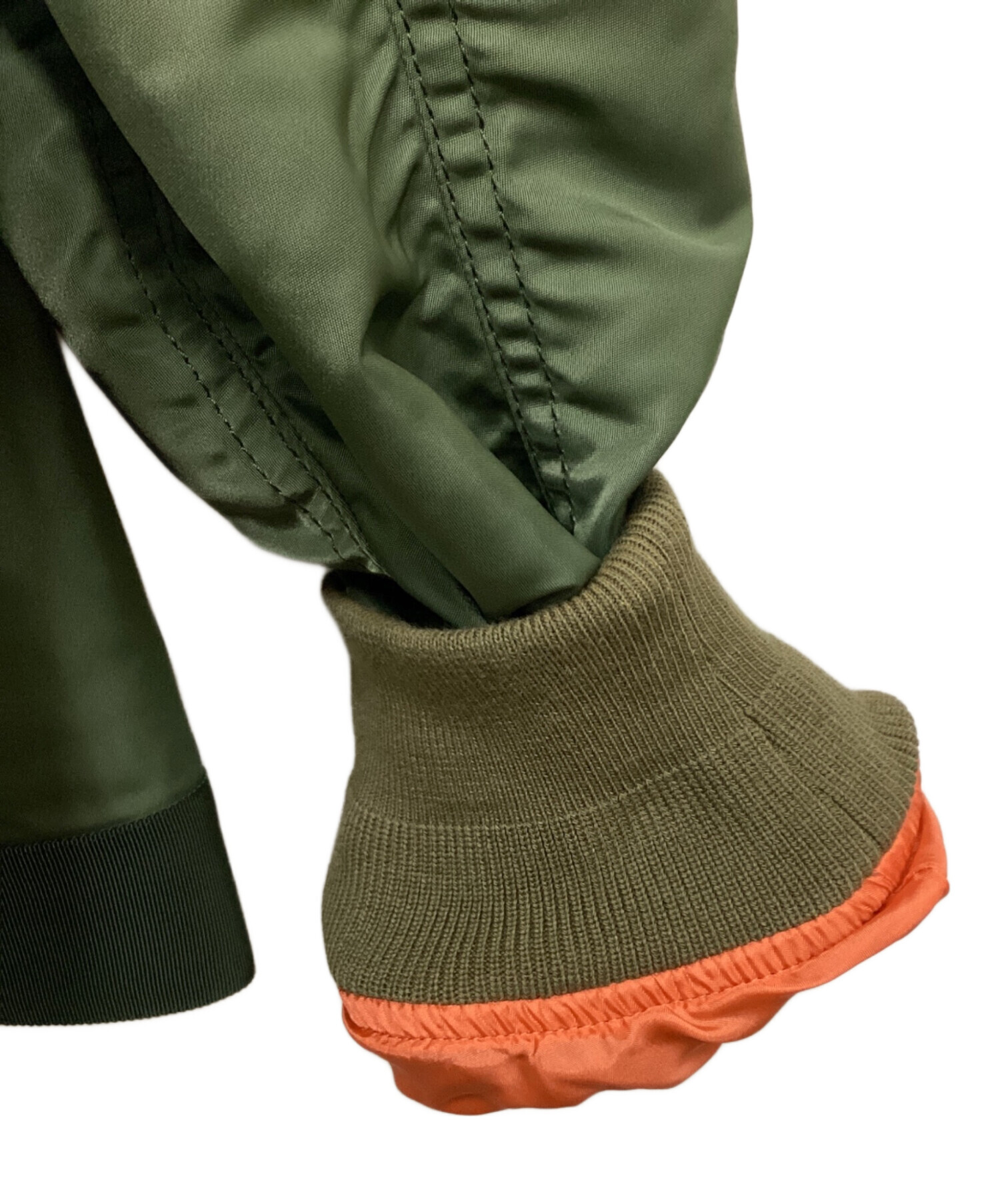 サカイ sacai MA-1 ベスト オリーブグリーン サイズ3 サカイ sacai MA-1 ベスト オリーブグリーン サイズ3 - メルカリ