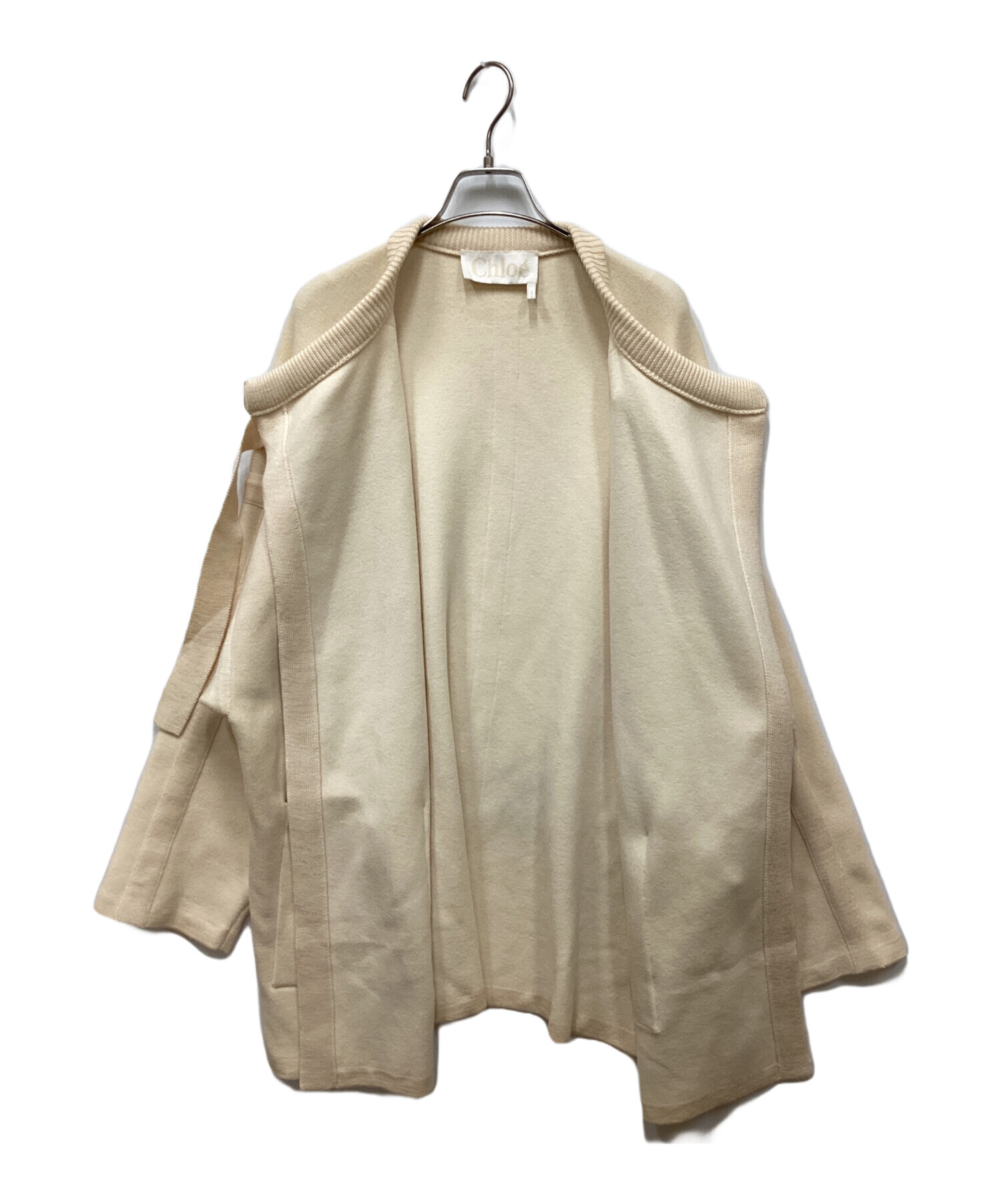 中古・古着通販】Chloe (クロエ) ニットポンチョ アイボリー サイズ:S 