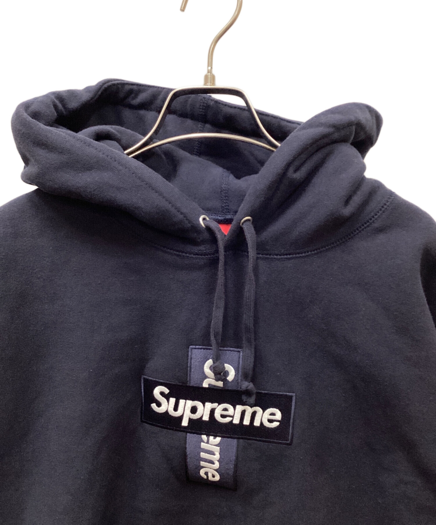中古・古着通販】SUPREME (シュプリーム) Cross Box Logo Hooded