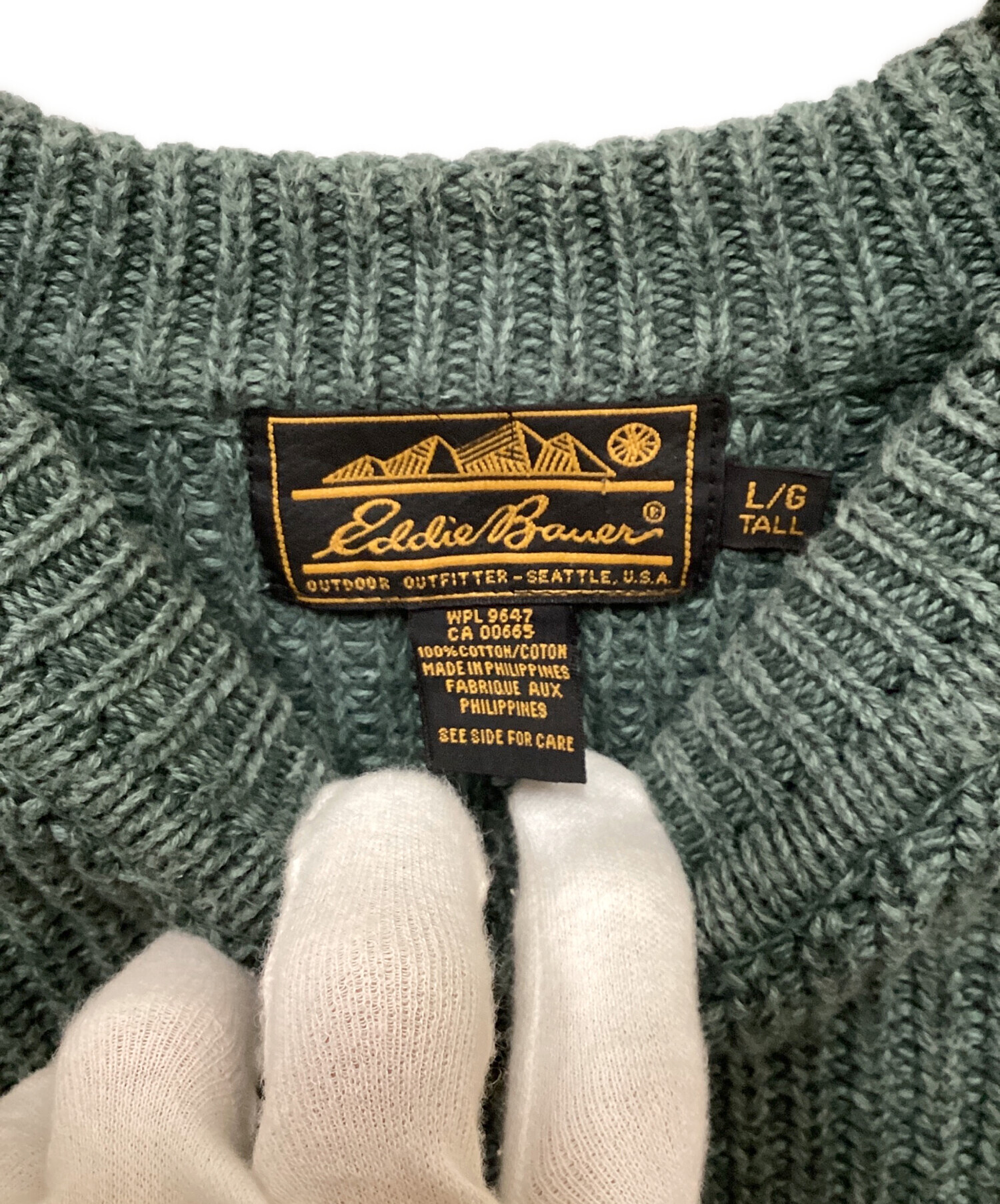中古・古着通販】Eddie Bauer (エディーバウアー) ローゲージニット 