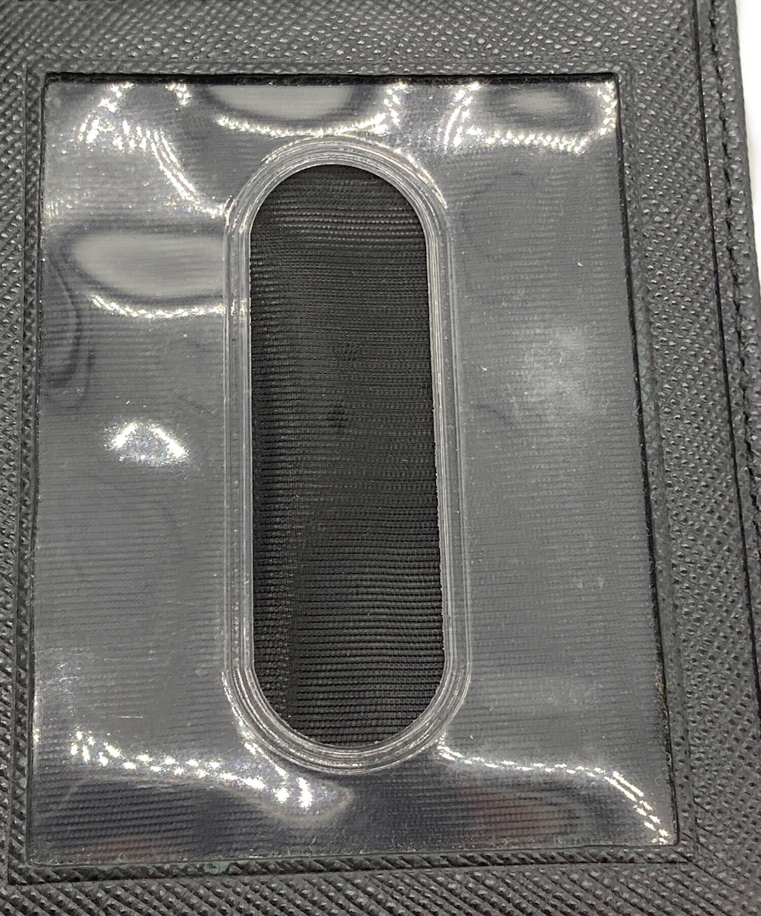 中古・古着通販】PRADA (プラダ) サフィアーノパスケース ブラック 