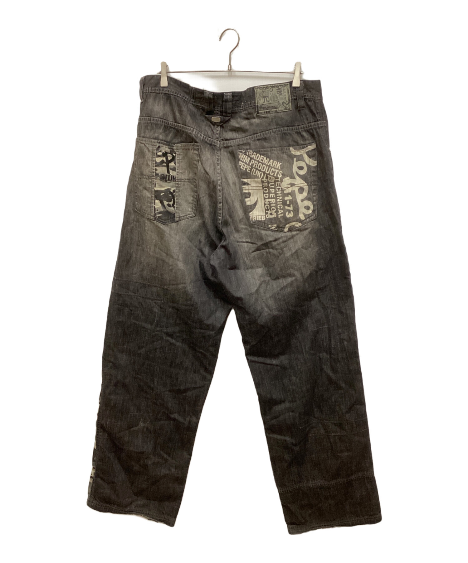 中古・古着通販】Pepe Jeans (ペペジーンズ) カモ柄パッチワーク