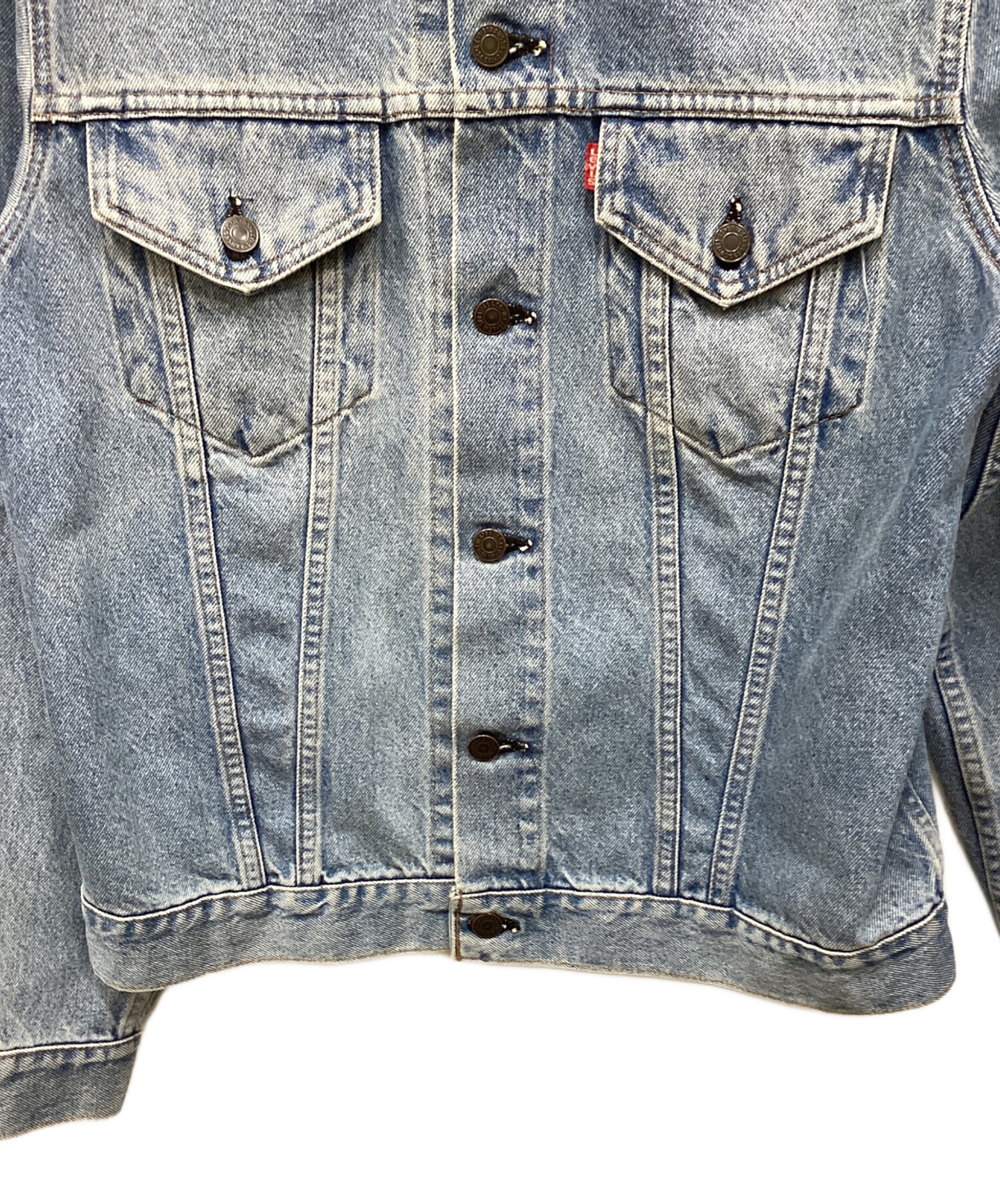 中古・古着通販】LEVI'S (リーバイス) デニムジャケット スカイブルー