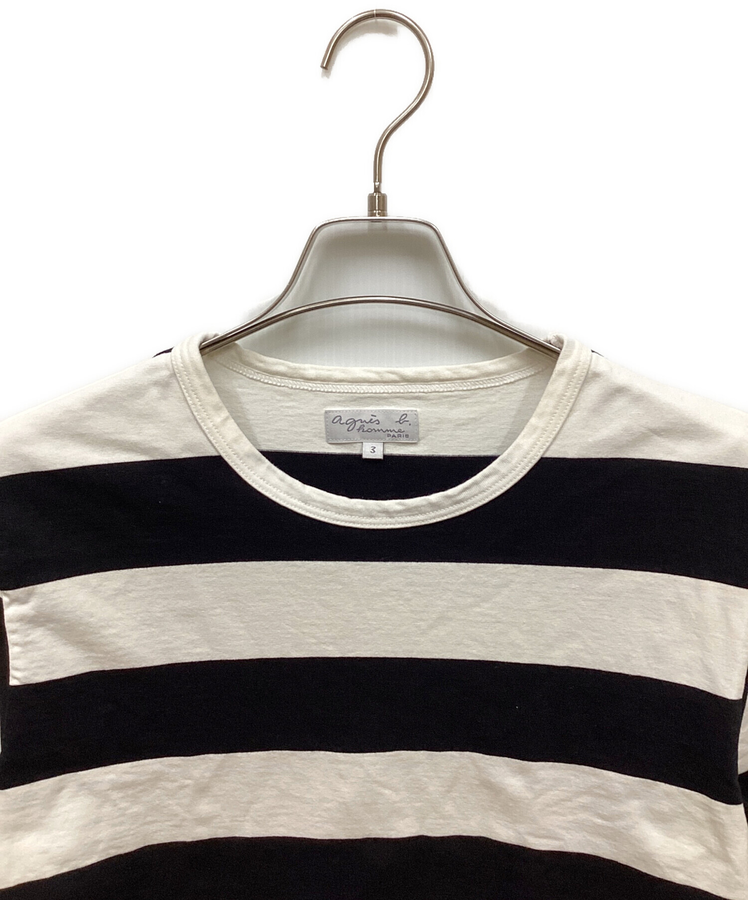 中古・古着通販】agnes b homme (アニエスベーオム) ボーダーTシャツ