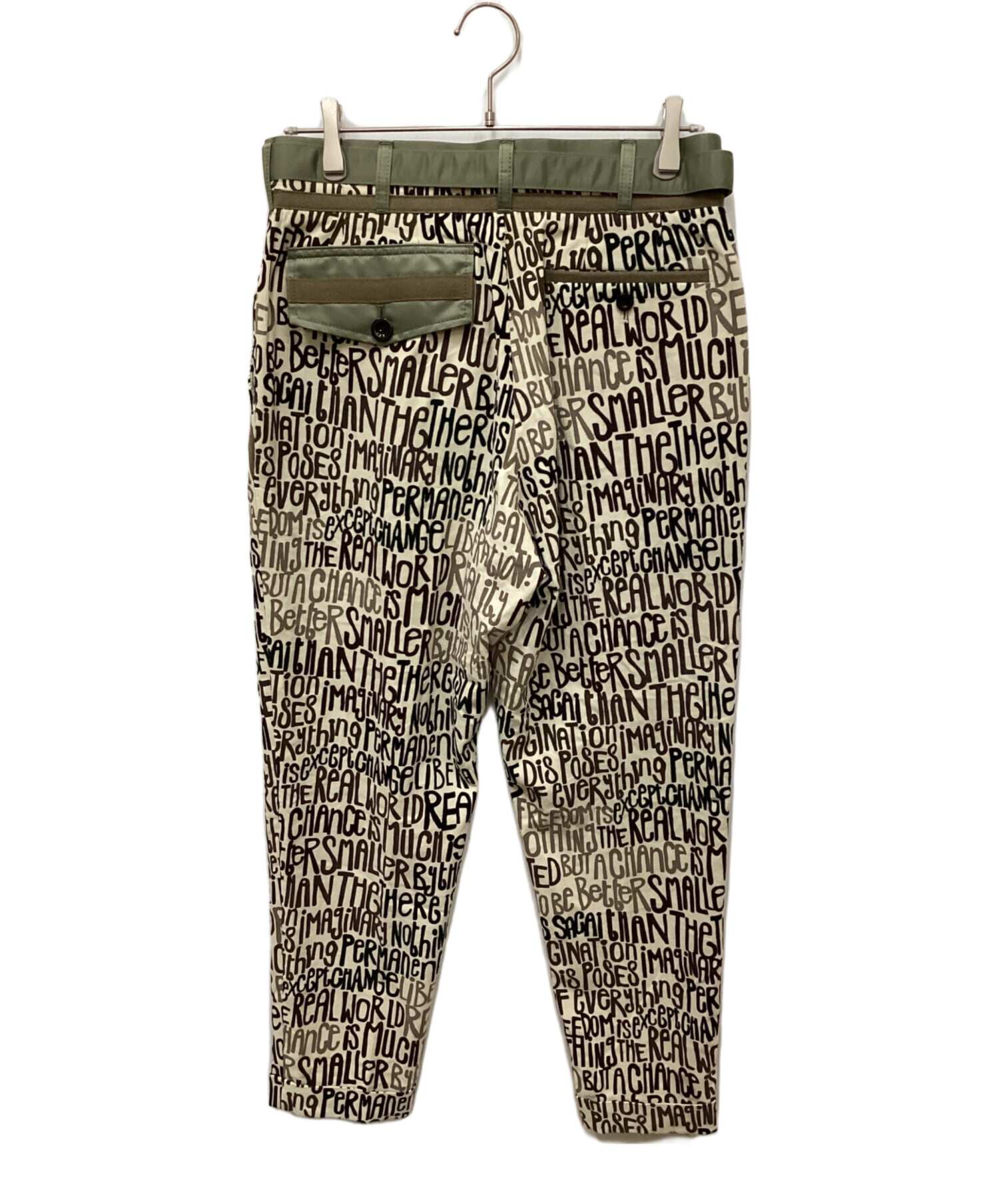 Sacai サカイ 24AW 24-07415 Chalk Stripe Pants ストライプ  