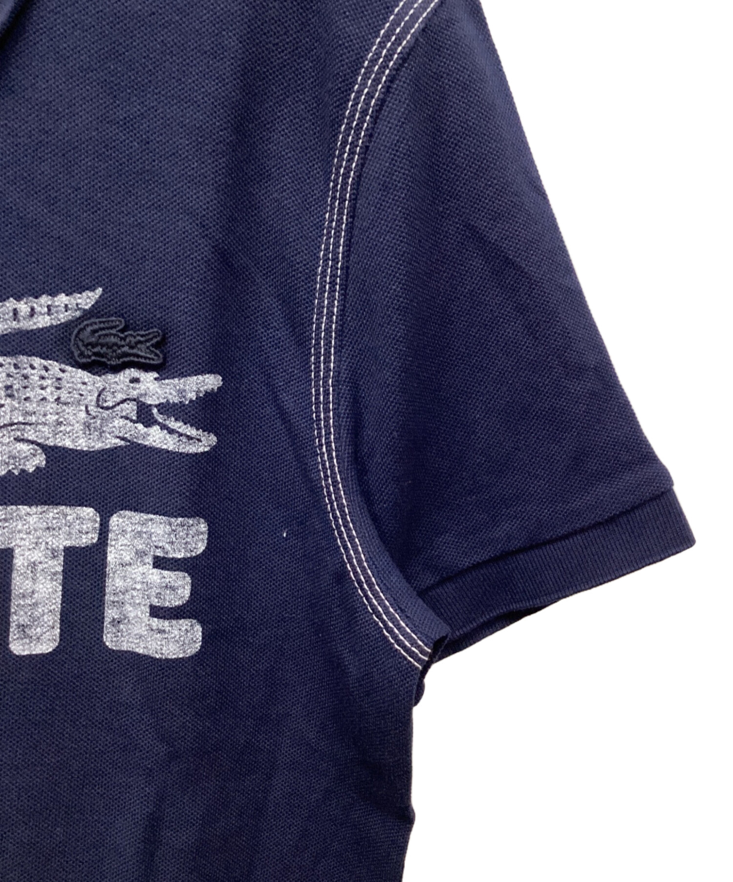 中古・古着通販】LACOSTE (ラコステ) ヴィンテージプリントポロシャツ