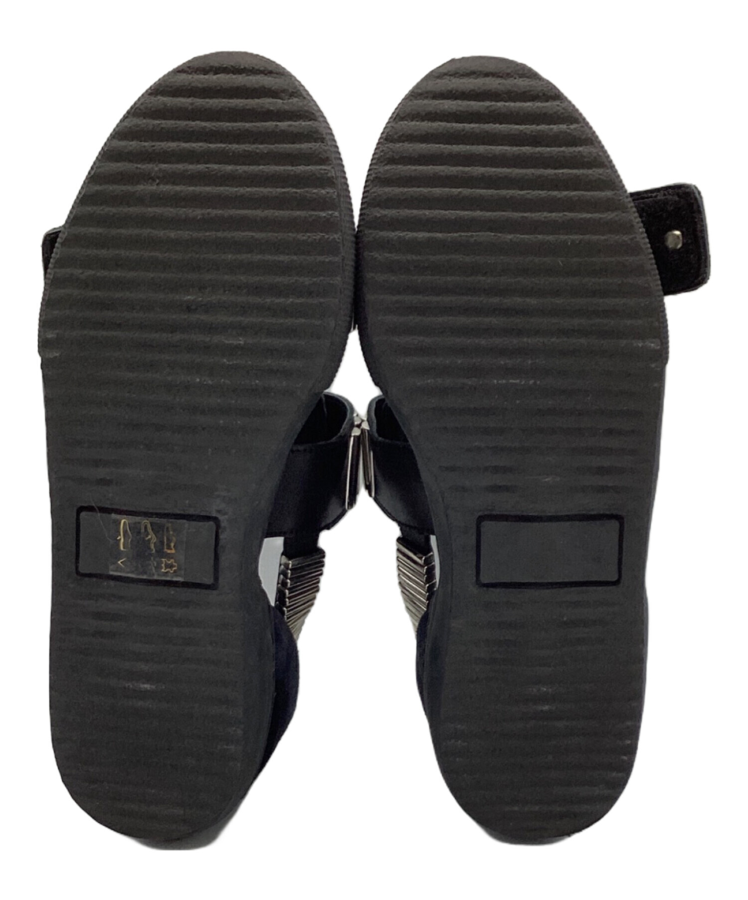 【TOGA PULLA】 STUDIOUS別注 メタルスニーカーサンダル 38 中古・古着通販】TOGA PULLA (トーガ プルラ) METAL SNEAKER SANDALS