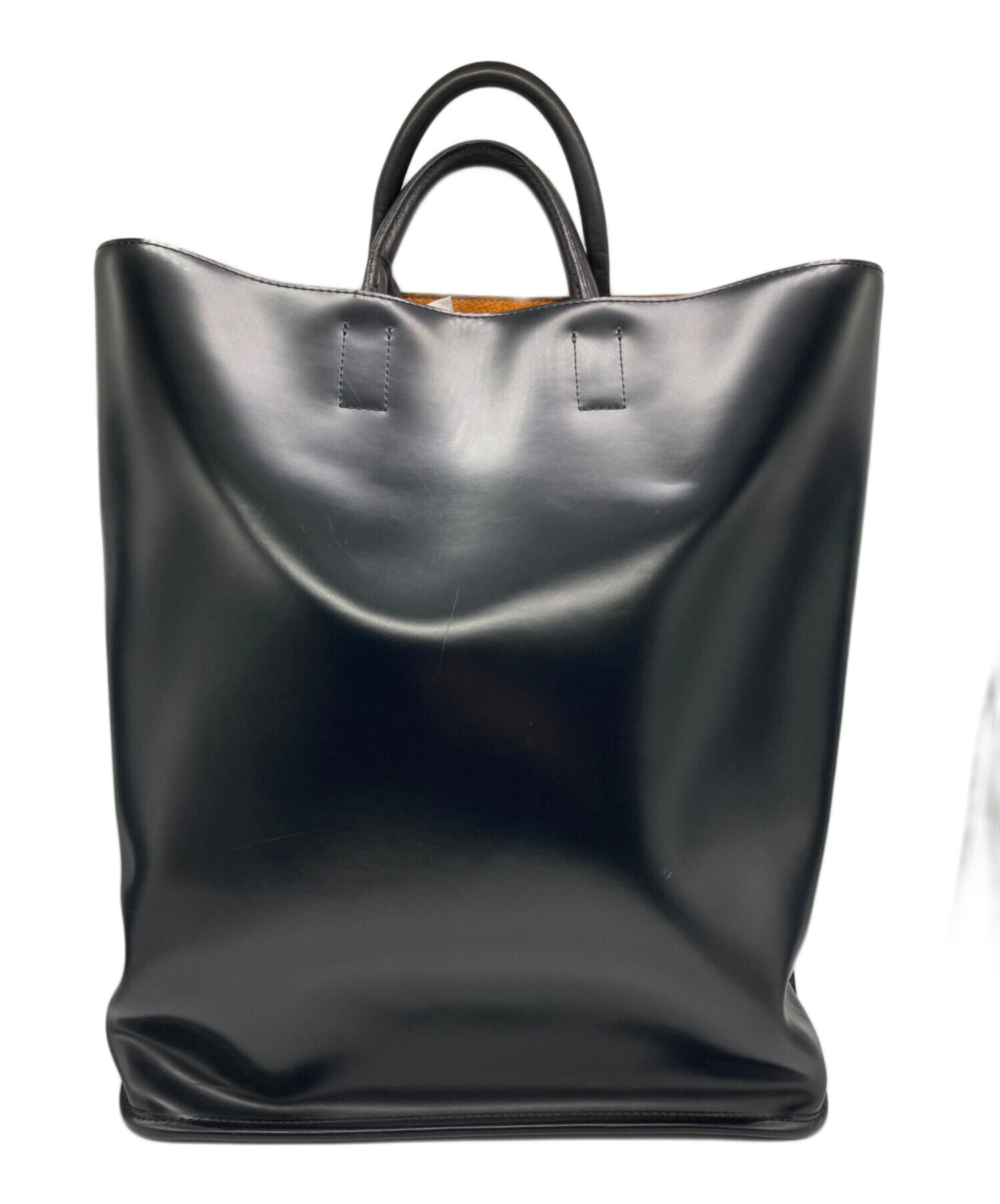 pieni 黒 レザートートバッグ PIENI × URBAN RESEARCH ファーストコラボレーションとなるバッグを