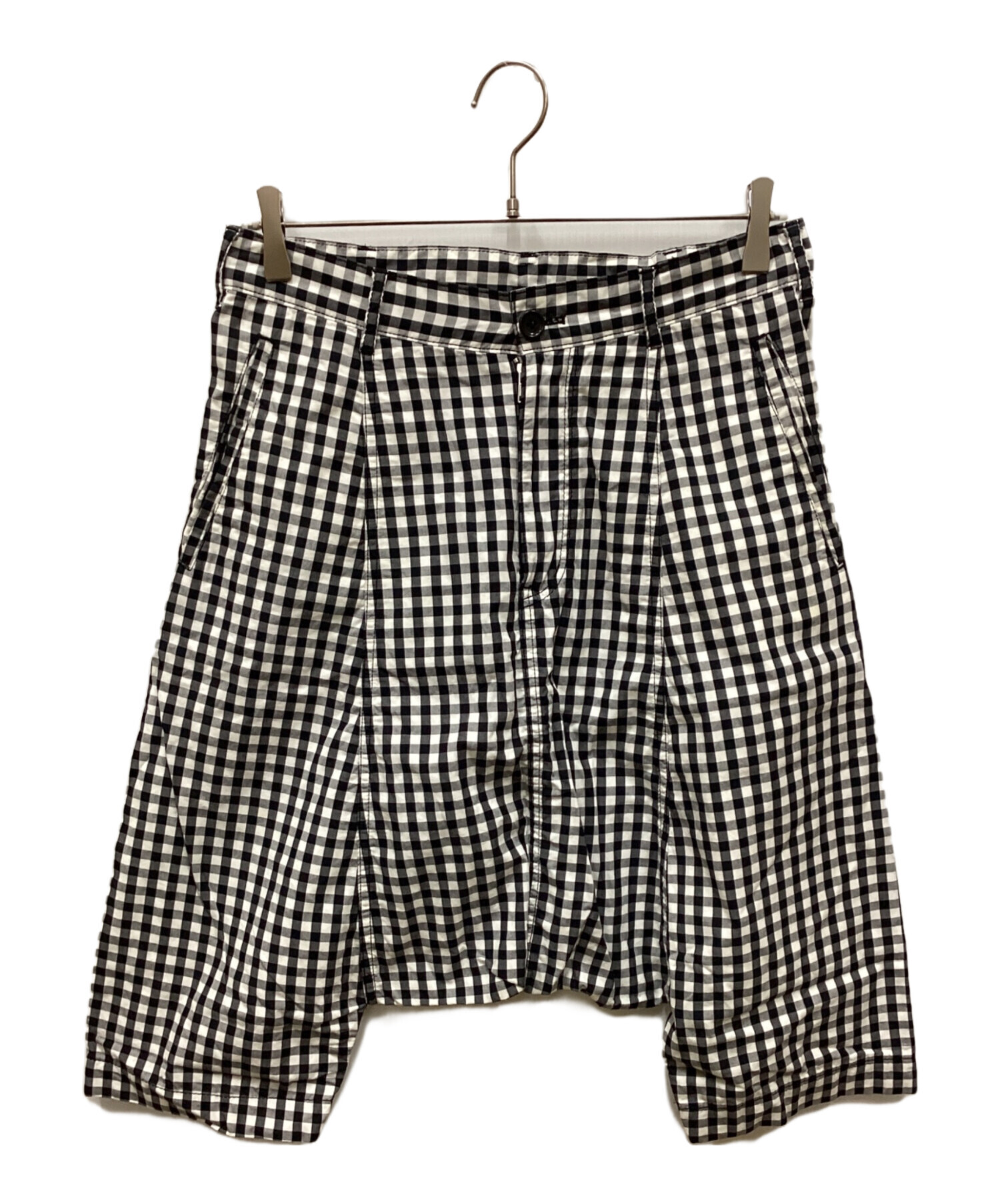 【美品】ブラックコムデギャルソン ギンガムチェック サルエルパンツ 中古・古着通販】BLACK COMME des GARCONS (ブラックコムデギャルソン