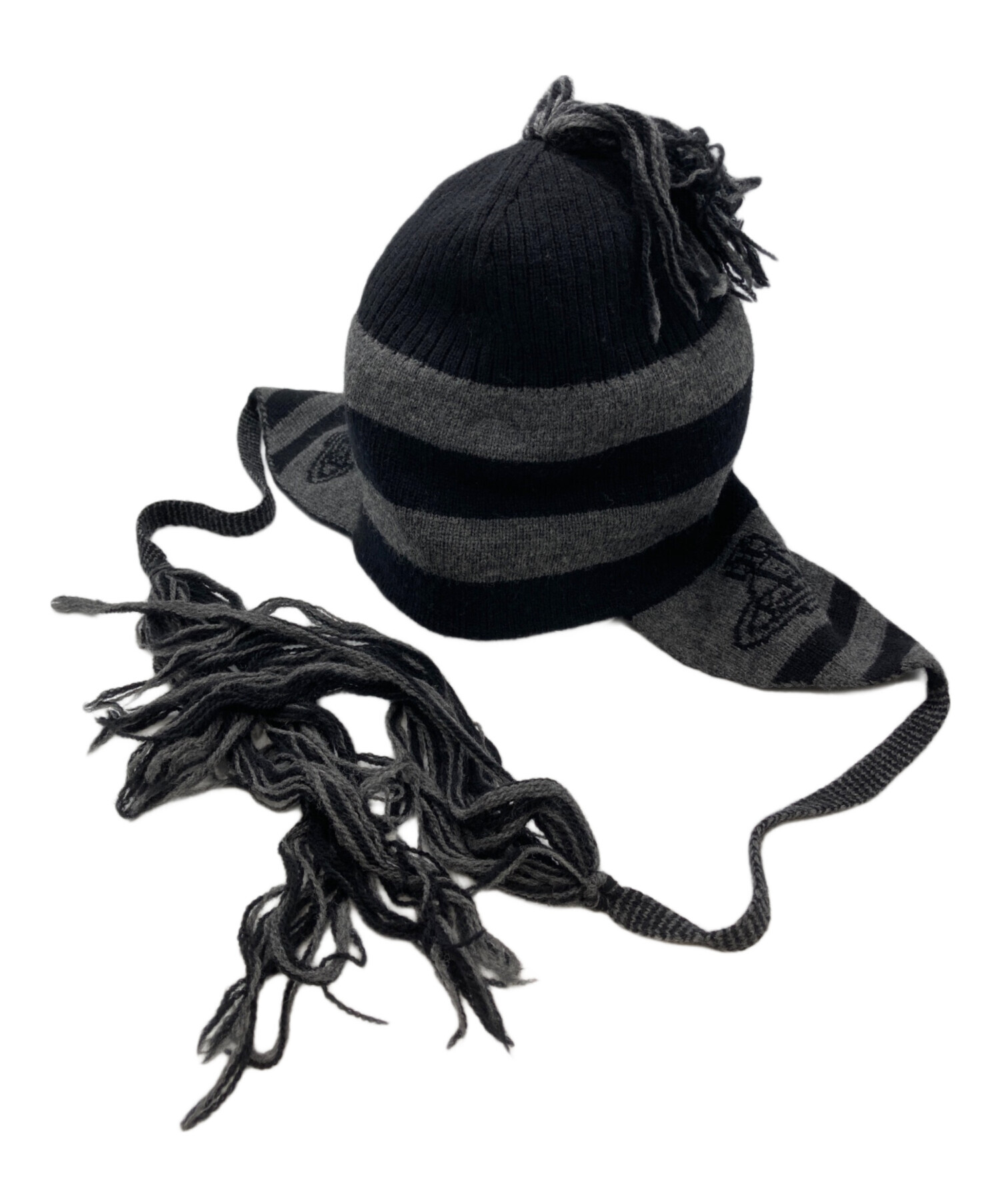 Vivienne Westwood  フラップキャプ Vivienne Westwood】コーデュロイ×ボア フラップキャップ (Vivienne